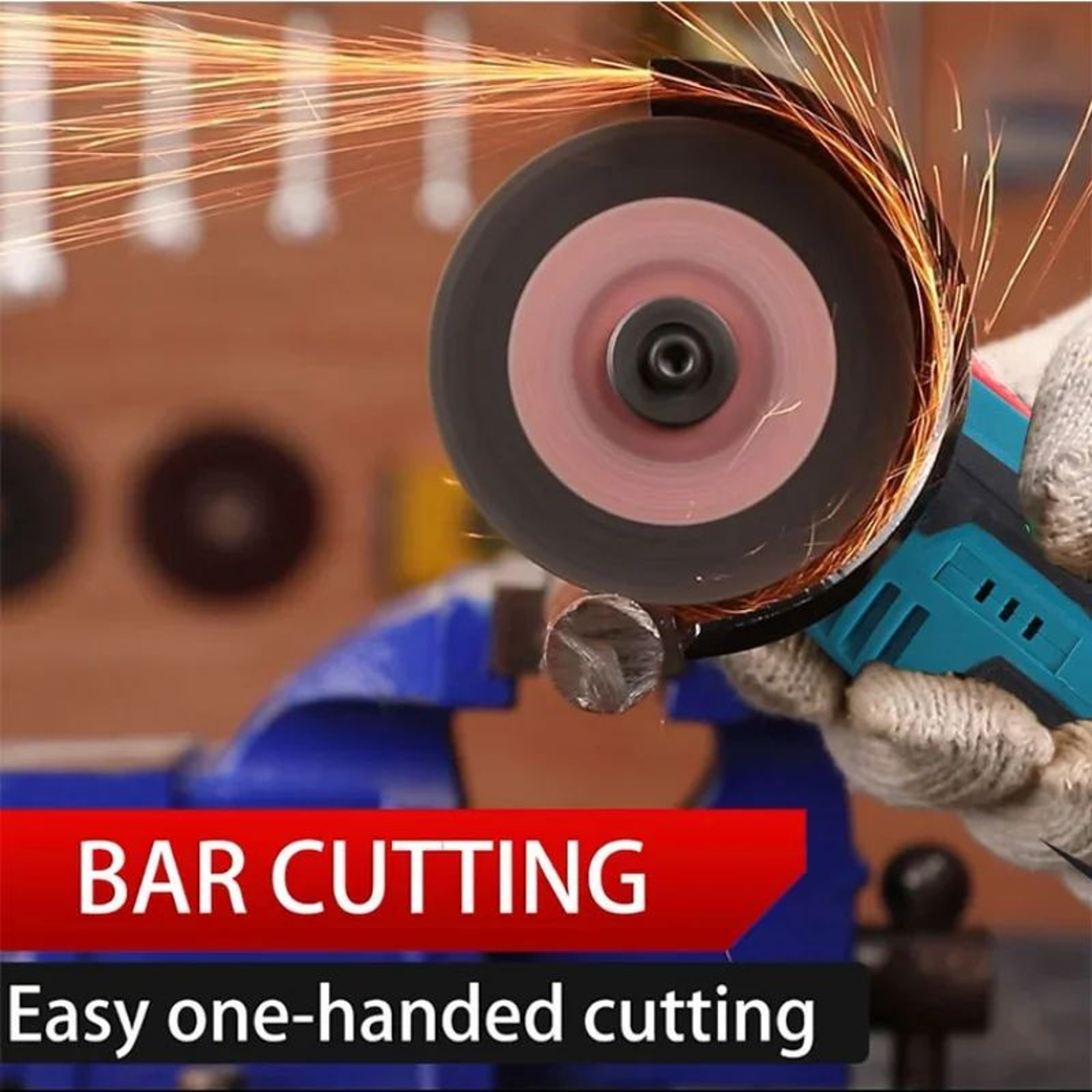 12V Mini Cordless Angle Grinder 19500 RPM HighSpeed Cutting And Polishing Tool 4