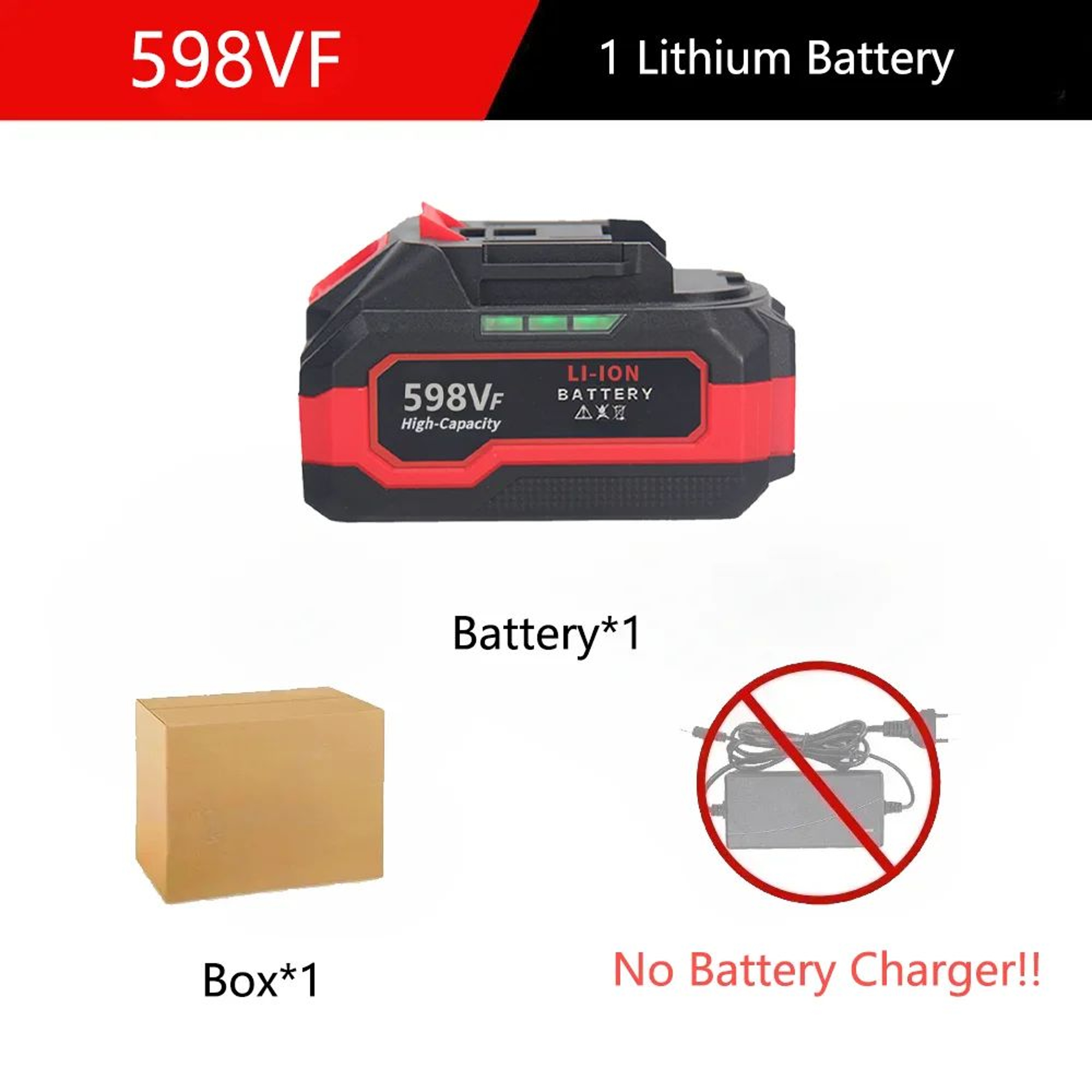 18V 21V High Capacity Rechargeable Lithium Ion Power Tool Replacement Battery With BMS 8