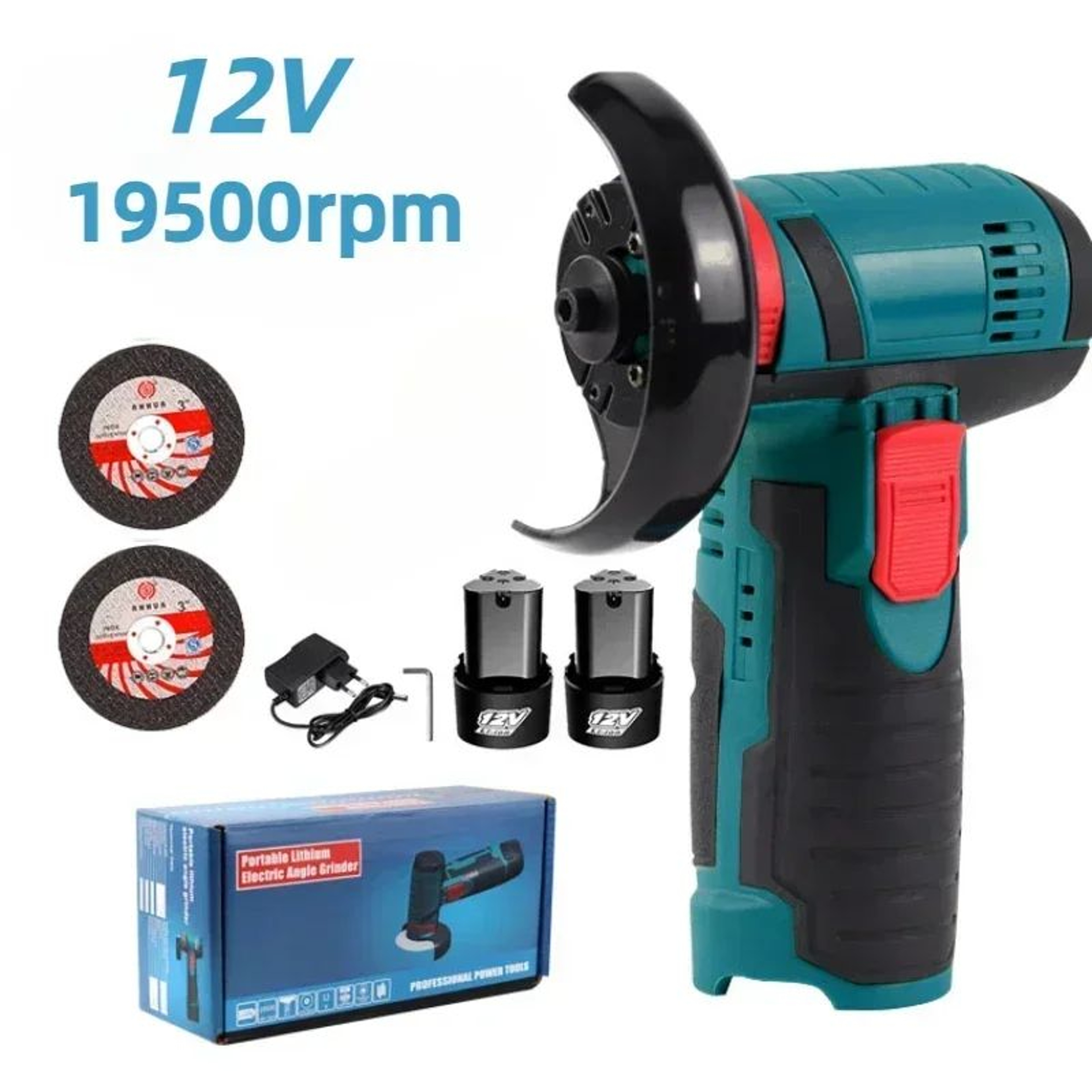 12V Mini Cordless Angle Grinder Rechargeable Cutting And Polishing Power Tool 0