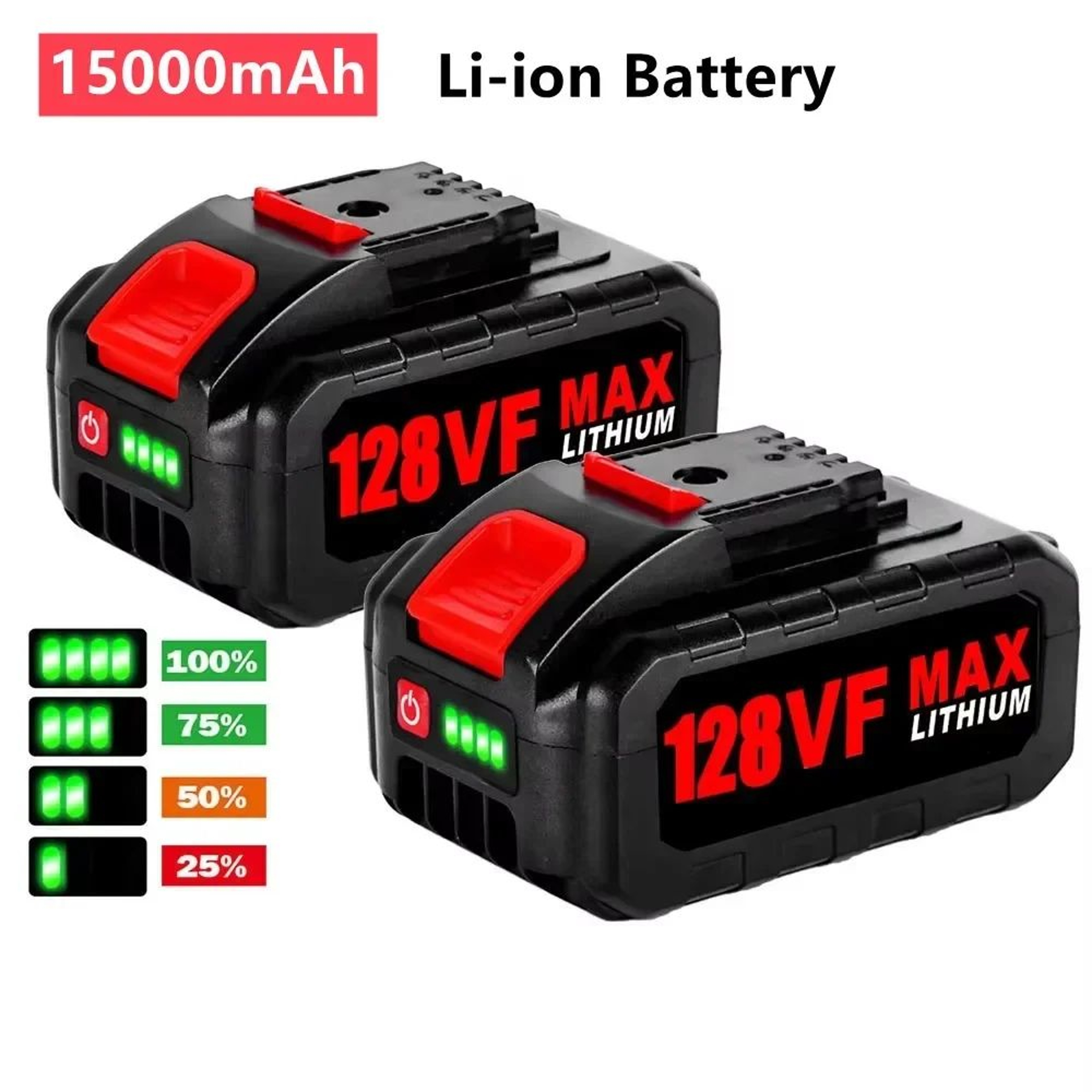 15000mAh 18V21V Rechargeable LithiumIon Battery For Cordless Power Tools 1