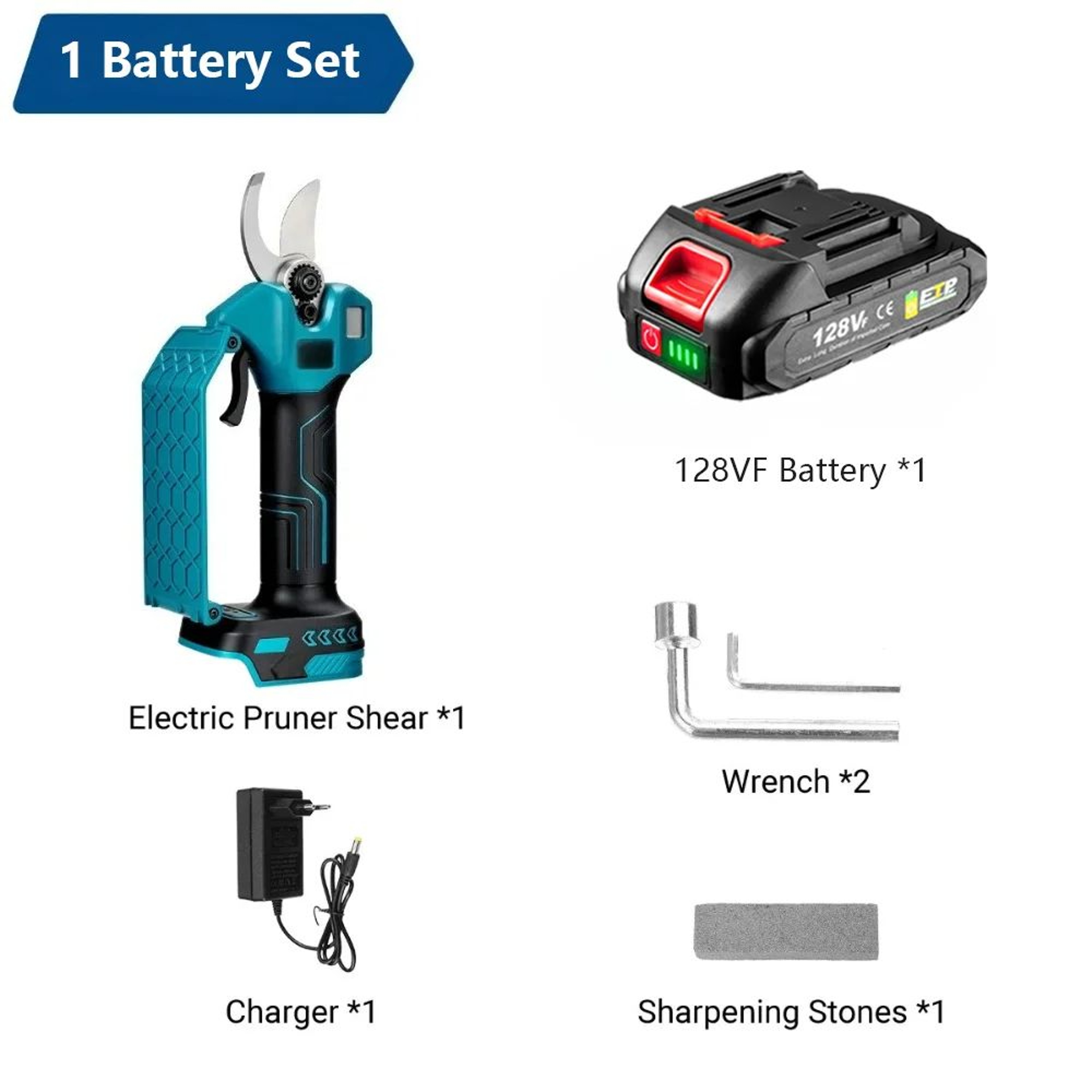 21V 30mm Brushless Cordless Electric Pruning Shears With Digital Battery Display 6