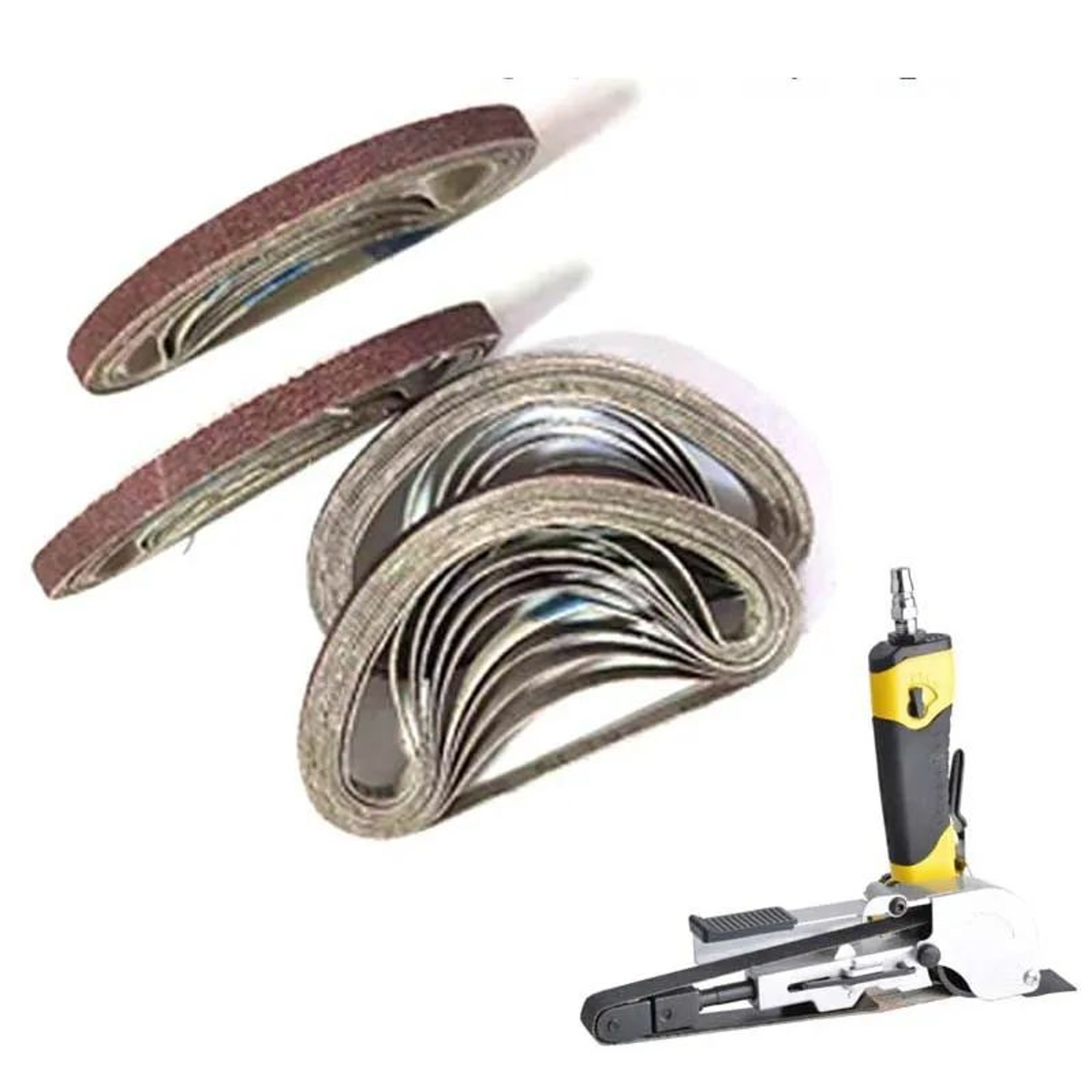 100PCS Aluminum Oxide Sanding Belts 10 X 330mm 40800 Grit Abrasive Belts For Grinding And Polishing 5