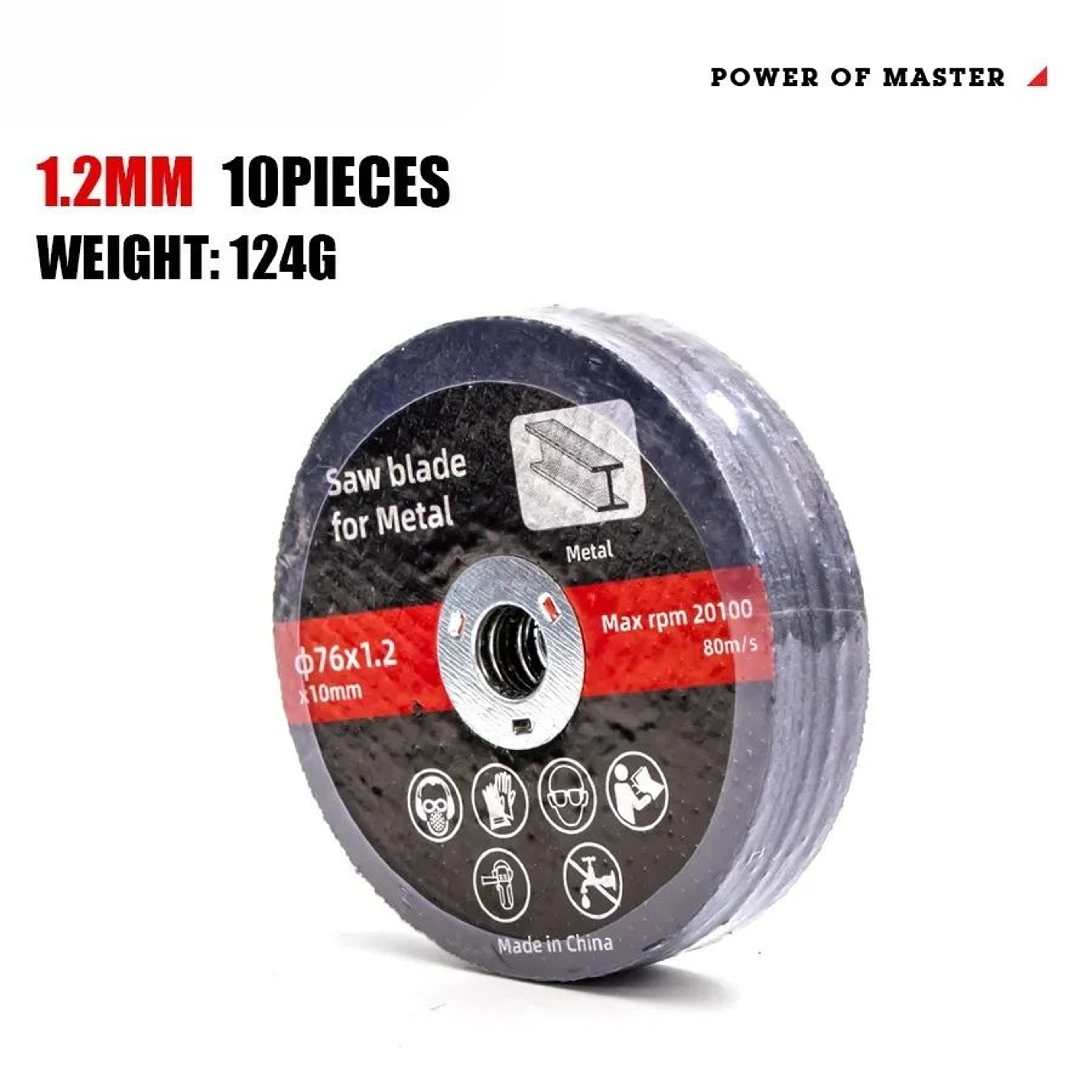 3 Inch Metal Cutting Discs With 10mm Bore For Angle Grinders 10PCS Or 20PCS 5