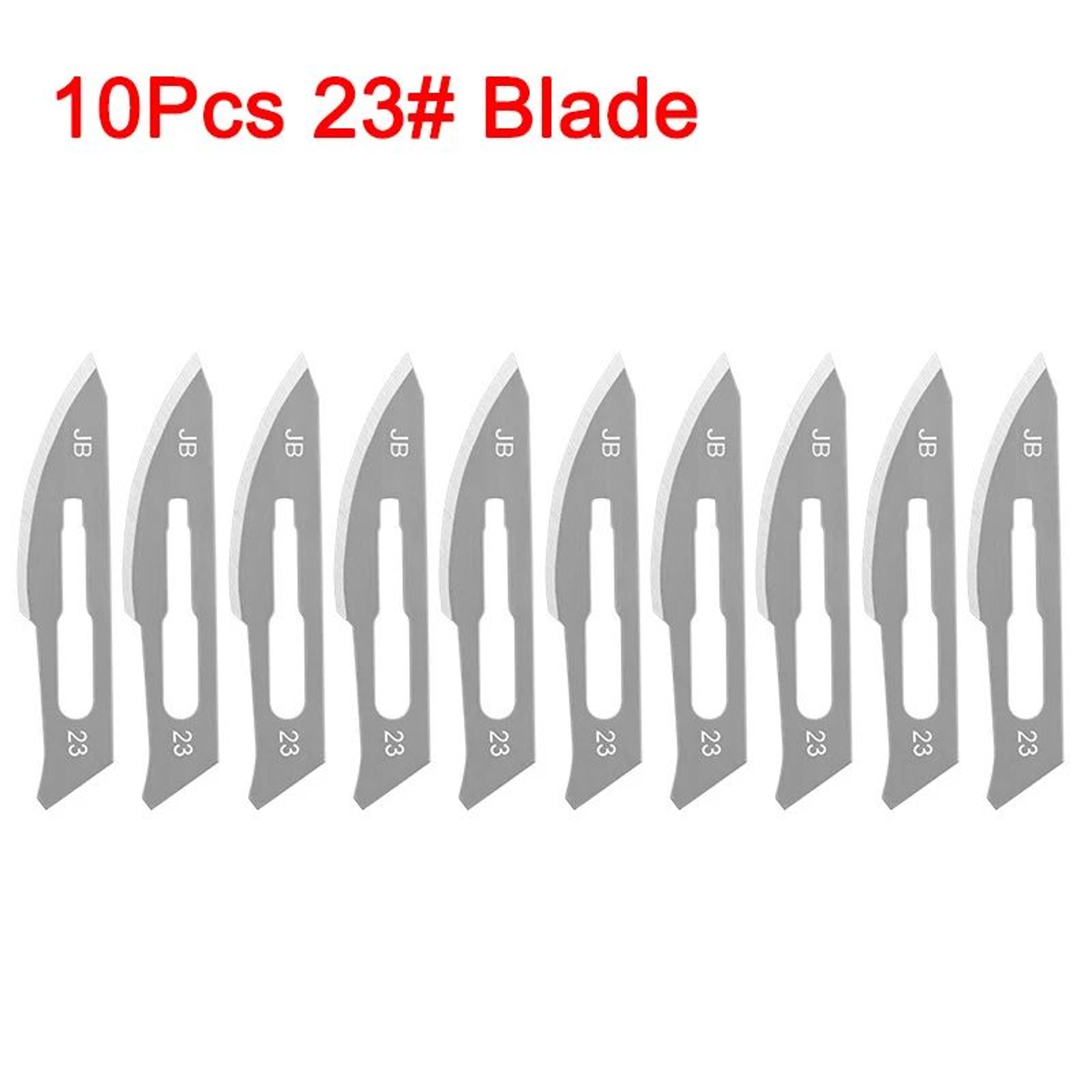 10PCS Precision Carbon Steel Scalpel Blades With Handle For DIY Craft Cutting And PCB Repair 9