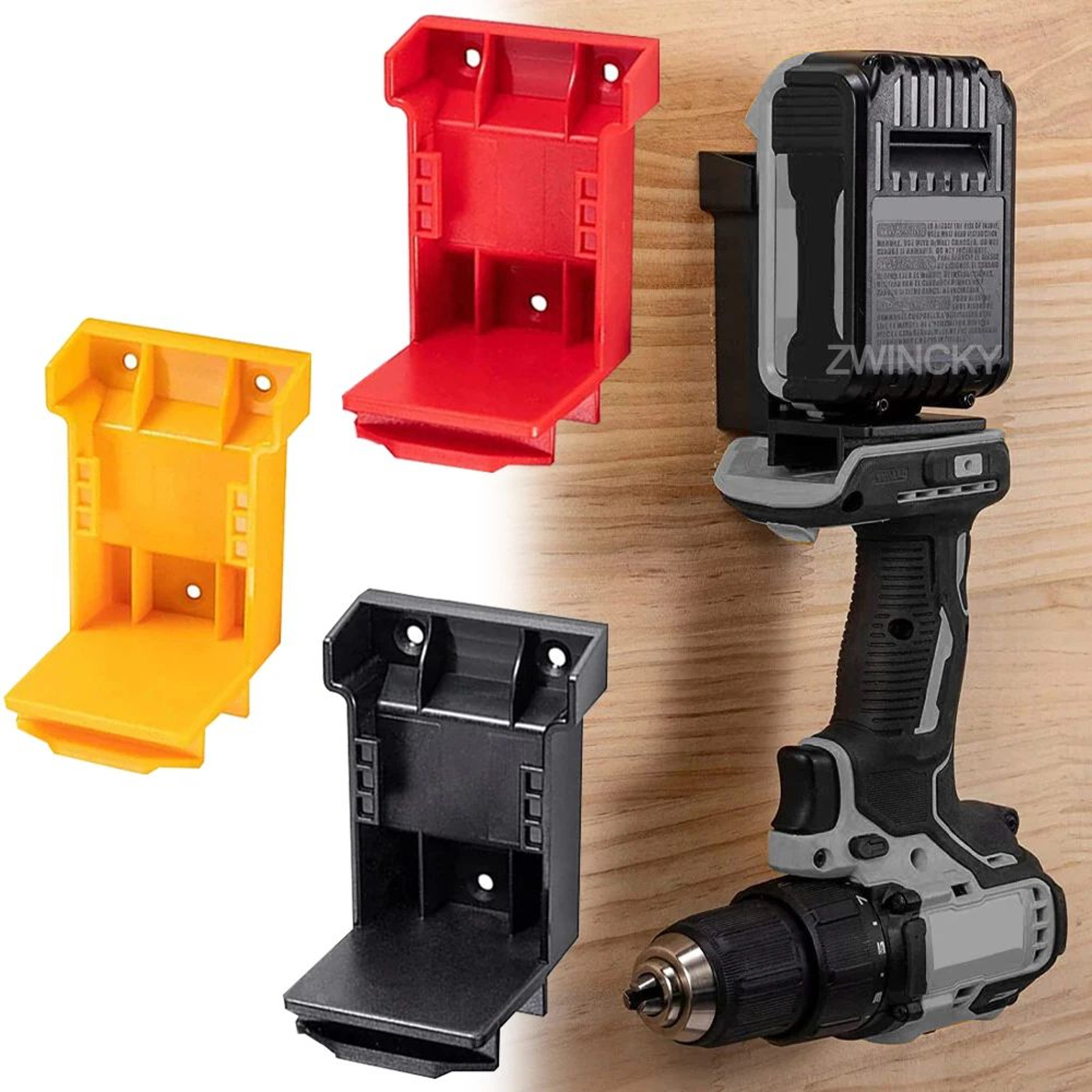 Wall Mount Battery Holder And Power Tool Storage Dock For 18V 20V Cordless Tools 0