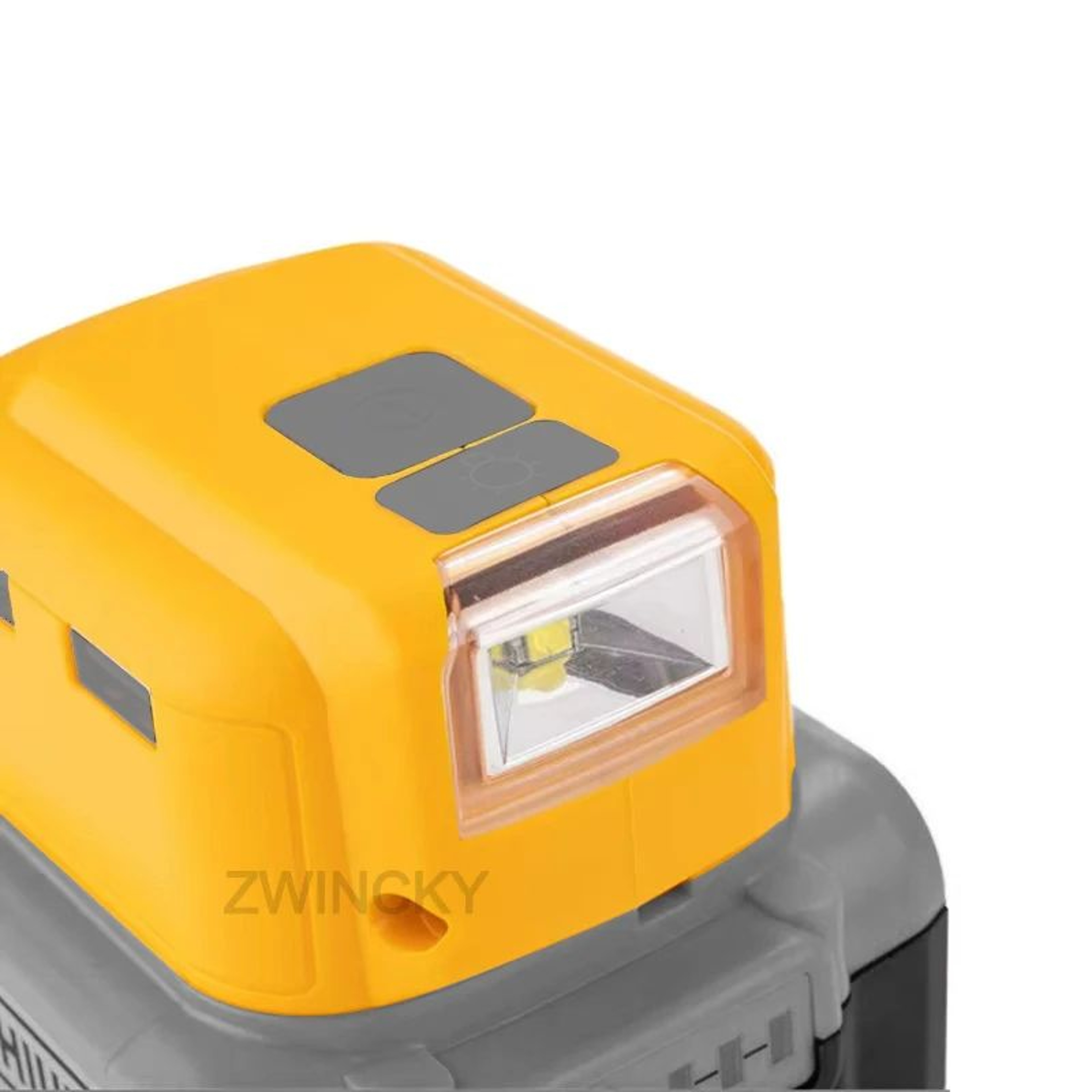 18V 20V Battery Adapter With USB Type C DC 12V Output And LED Work Light 2