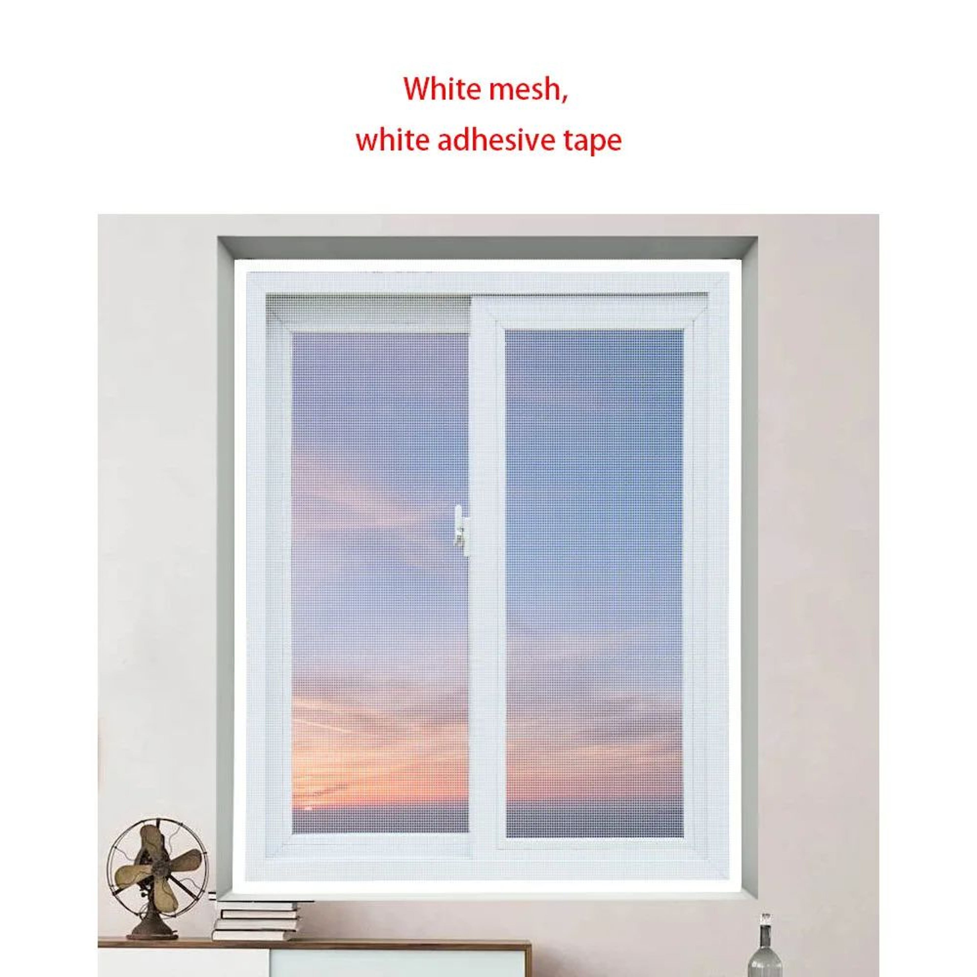 SelfAdhesive Mosquito Window Screen Mesh For Insect Protection And Fresh Air 0