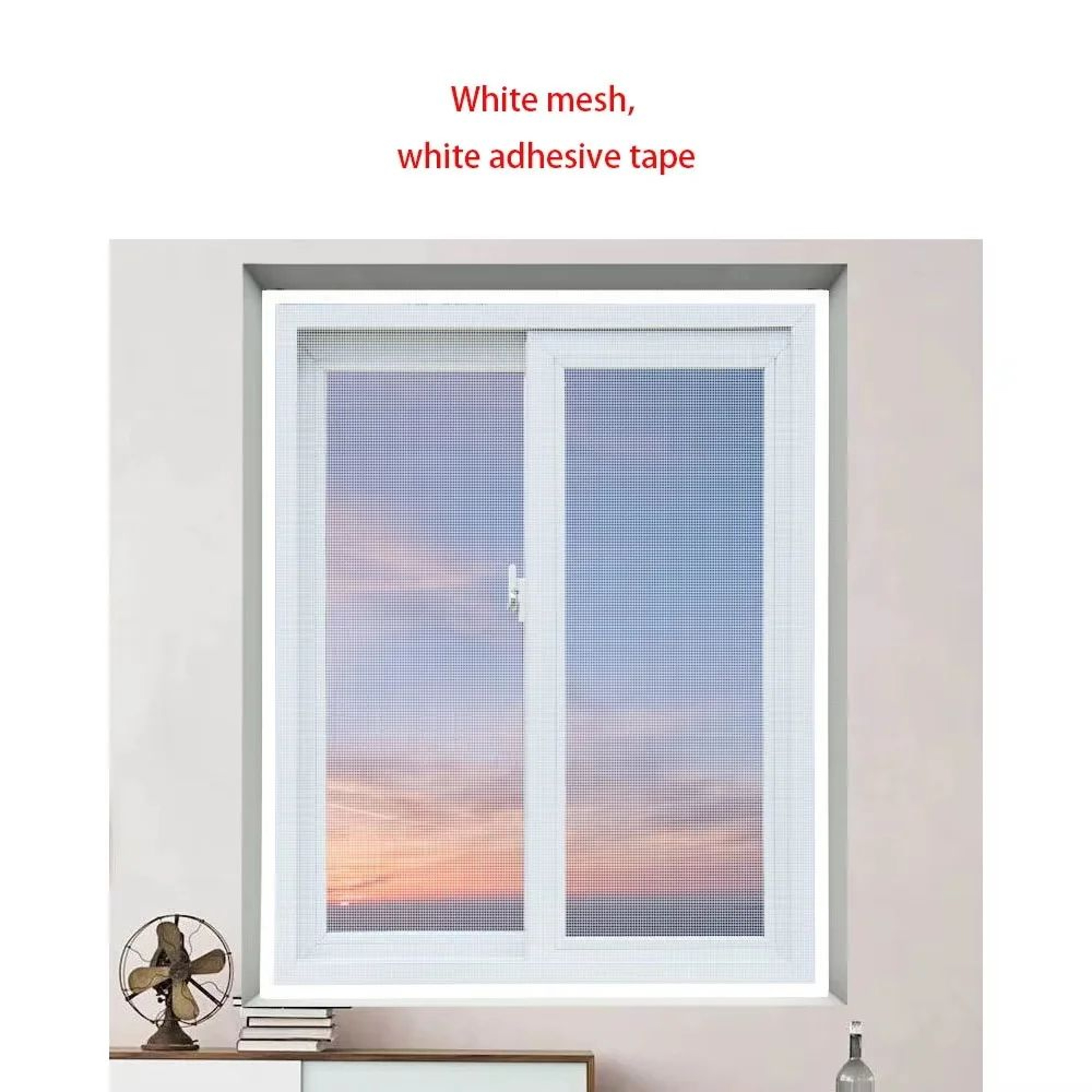 SelfAdhesive Mosquito Window Screen Mesh For Insect Protection And Fresh Air 2