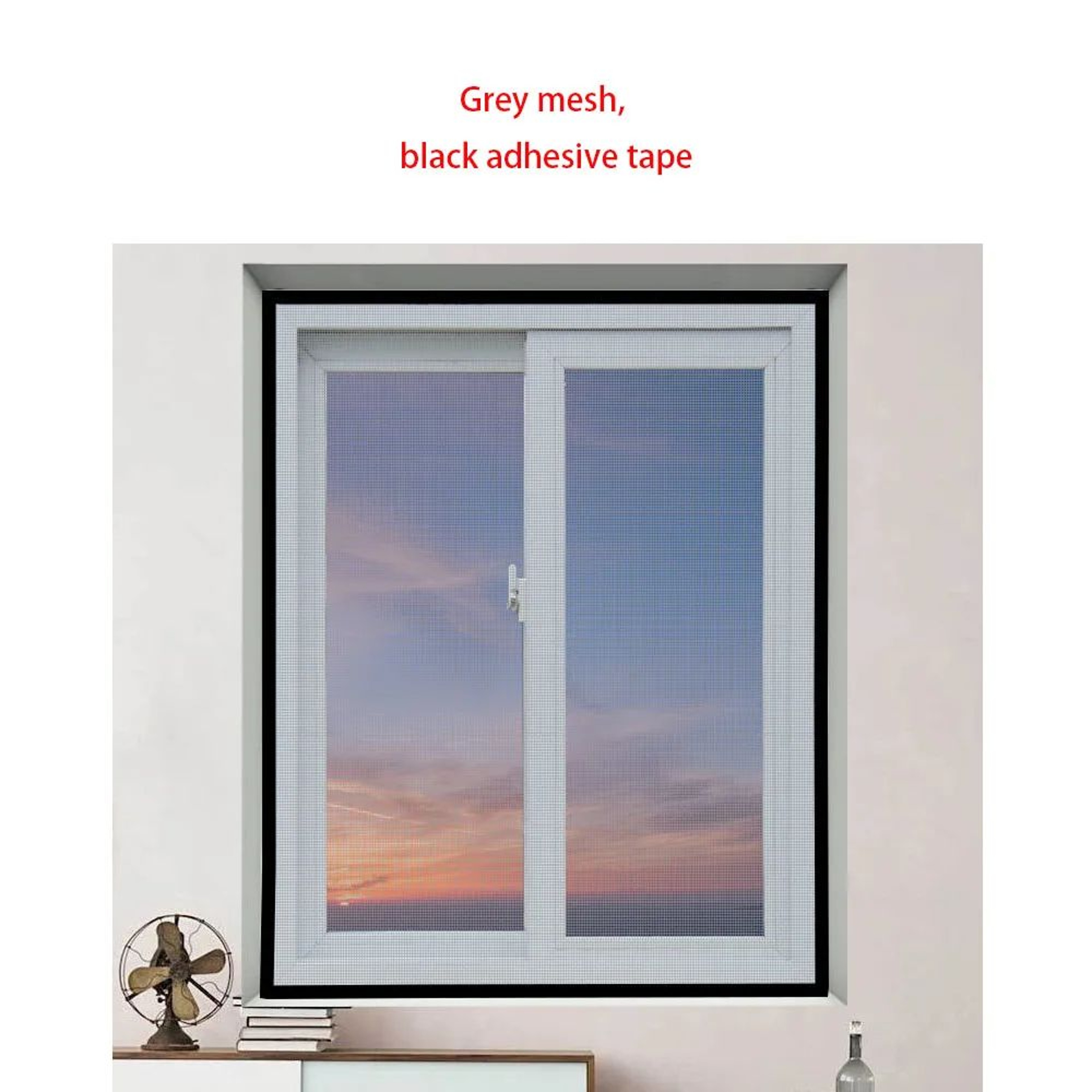 SelfAdhesive Mosquito Window Screen Mesh For Insect Protection And Fresh Air 6