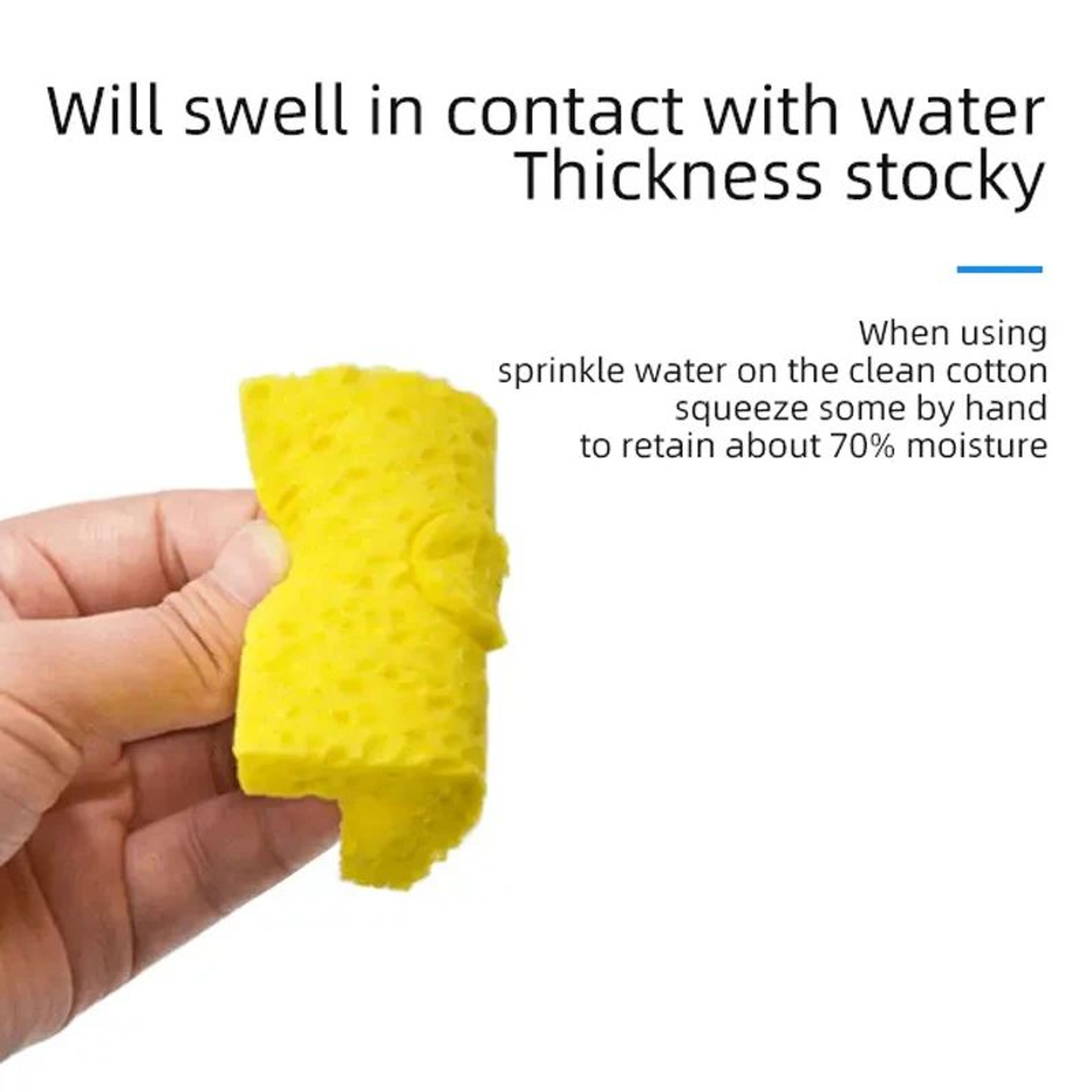 100PCS Yellow Soldering Iron Cleaning Sponge Pads For Tip Maintenance And Soldering Tools 4
