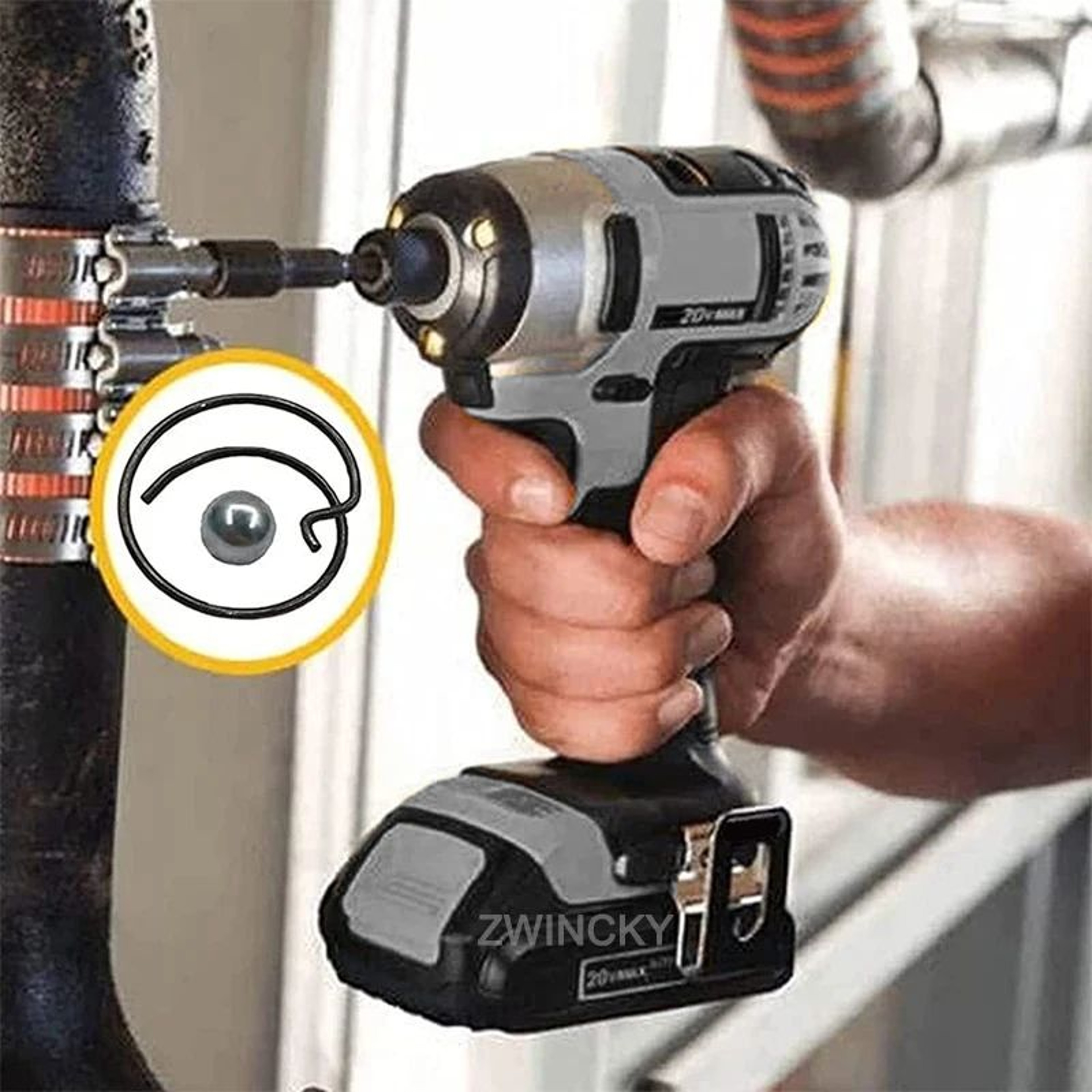 6PCS Impact Driver Spring Ball Replacement Set N078434 N089668 For 20V Power Tools 4