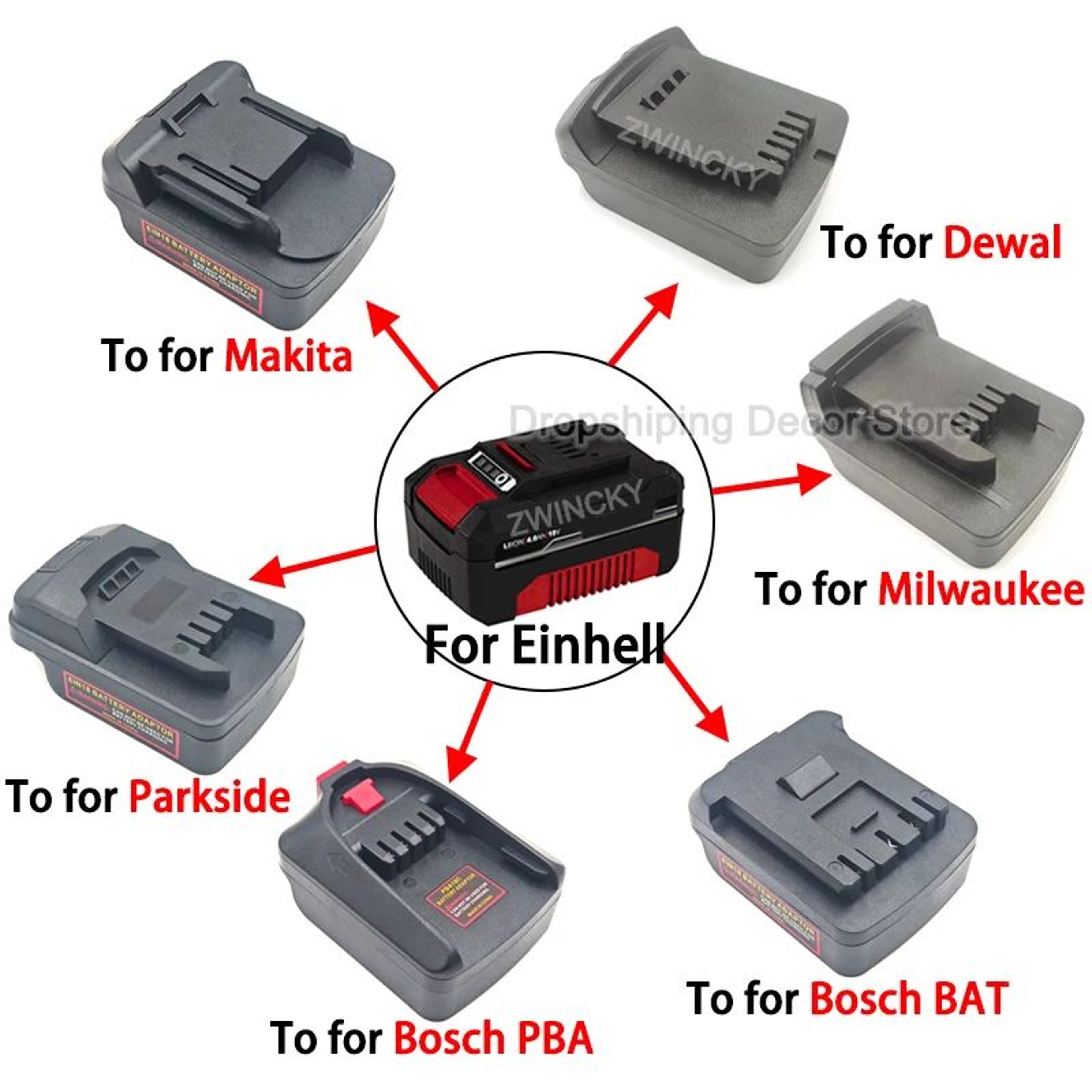 18V Lithium Battery Adapter Converter For Cordless Power Tools 0