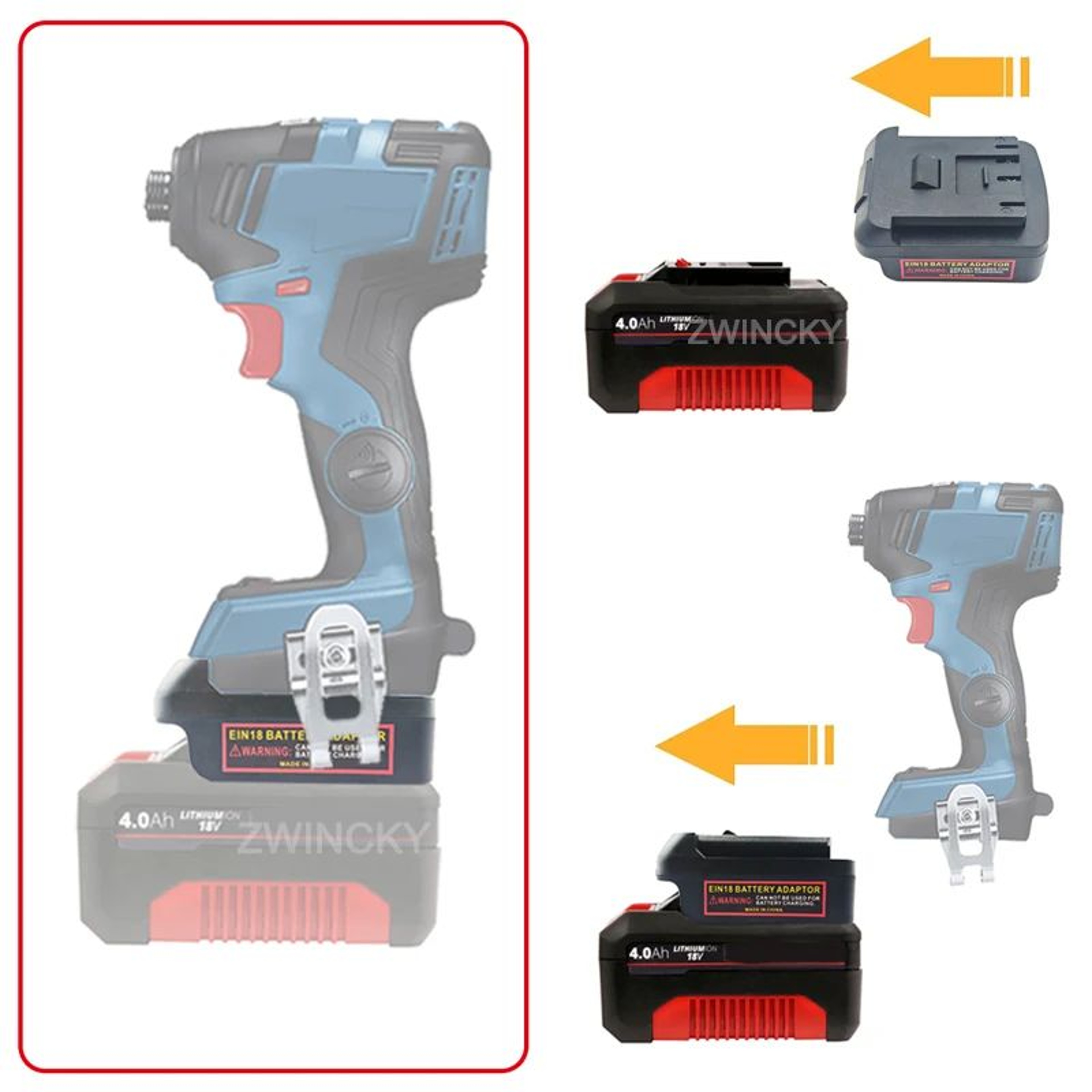 18V Lithium Battery Adapter Converter For Cordless Power Tools 2
