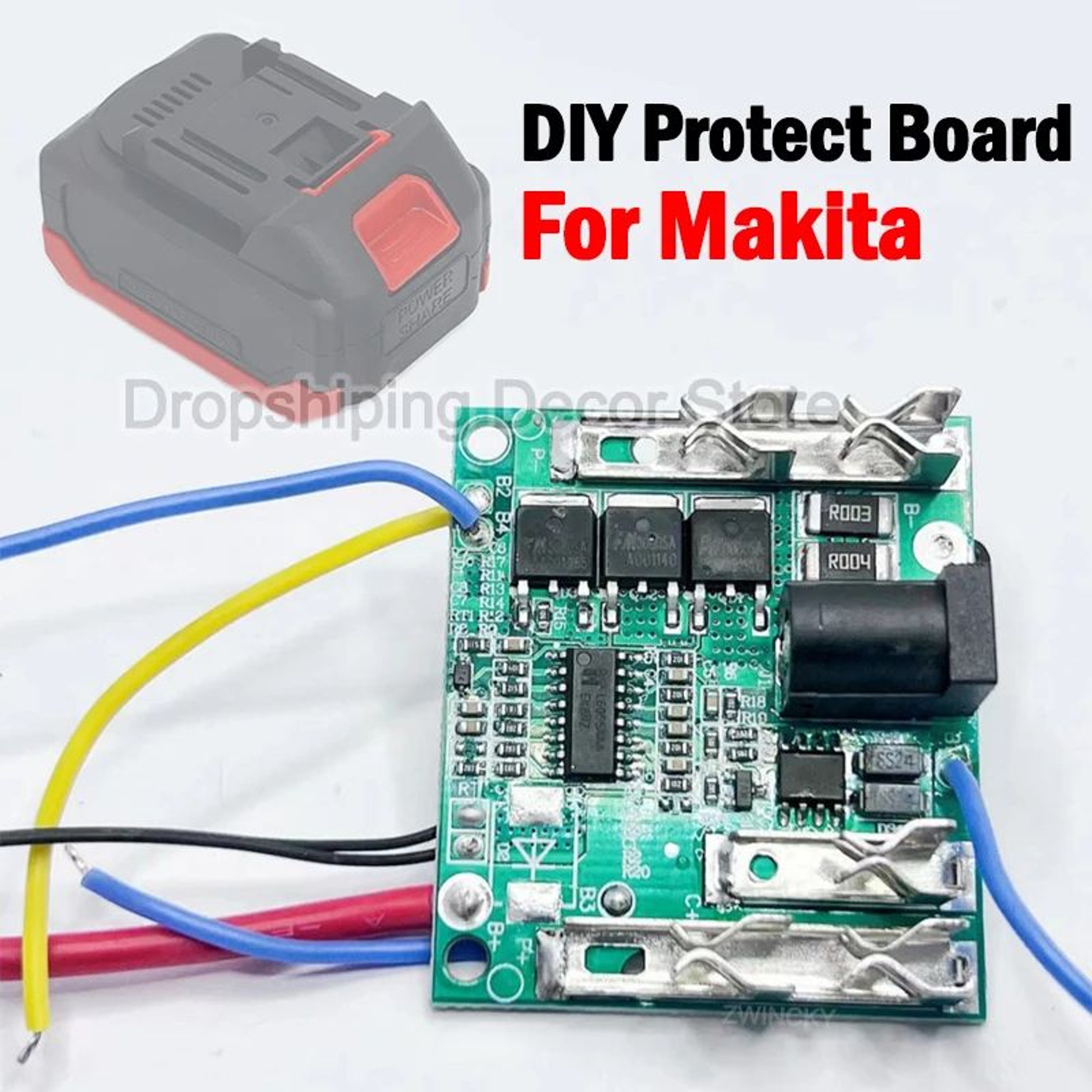3MOS 18V 21V LiIon Battery Charging Protection Board For Power Tool Battery Repair 0