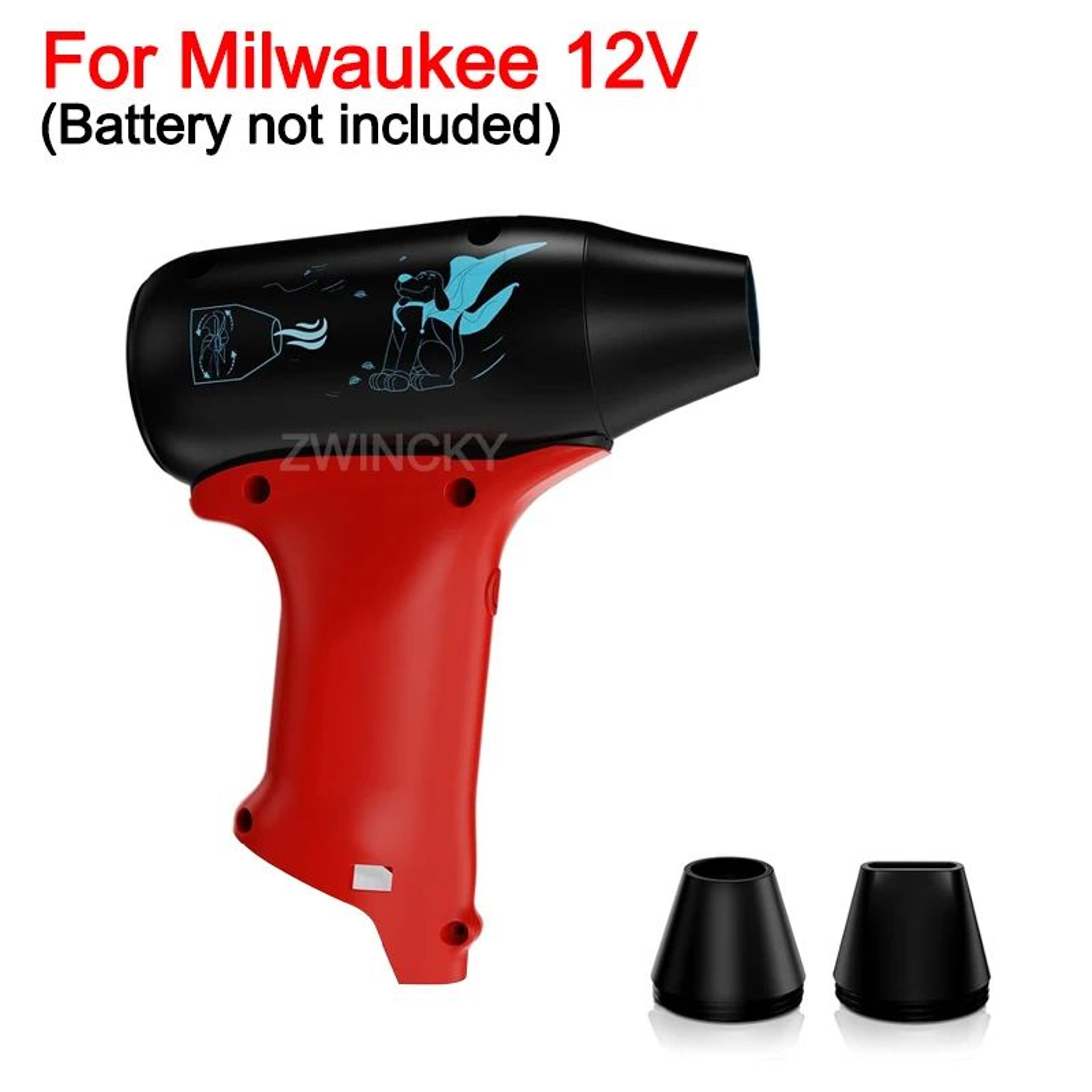 12V Cordless Turbo Jet Blower 4Speed Handheld Air Duster For Dust Cleaning 6
