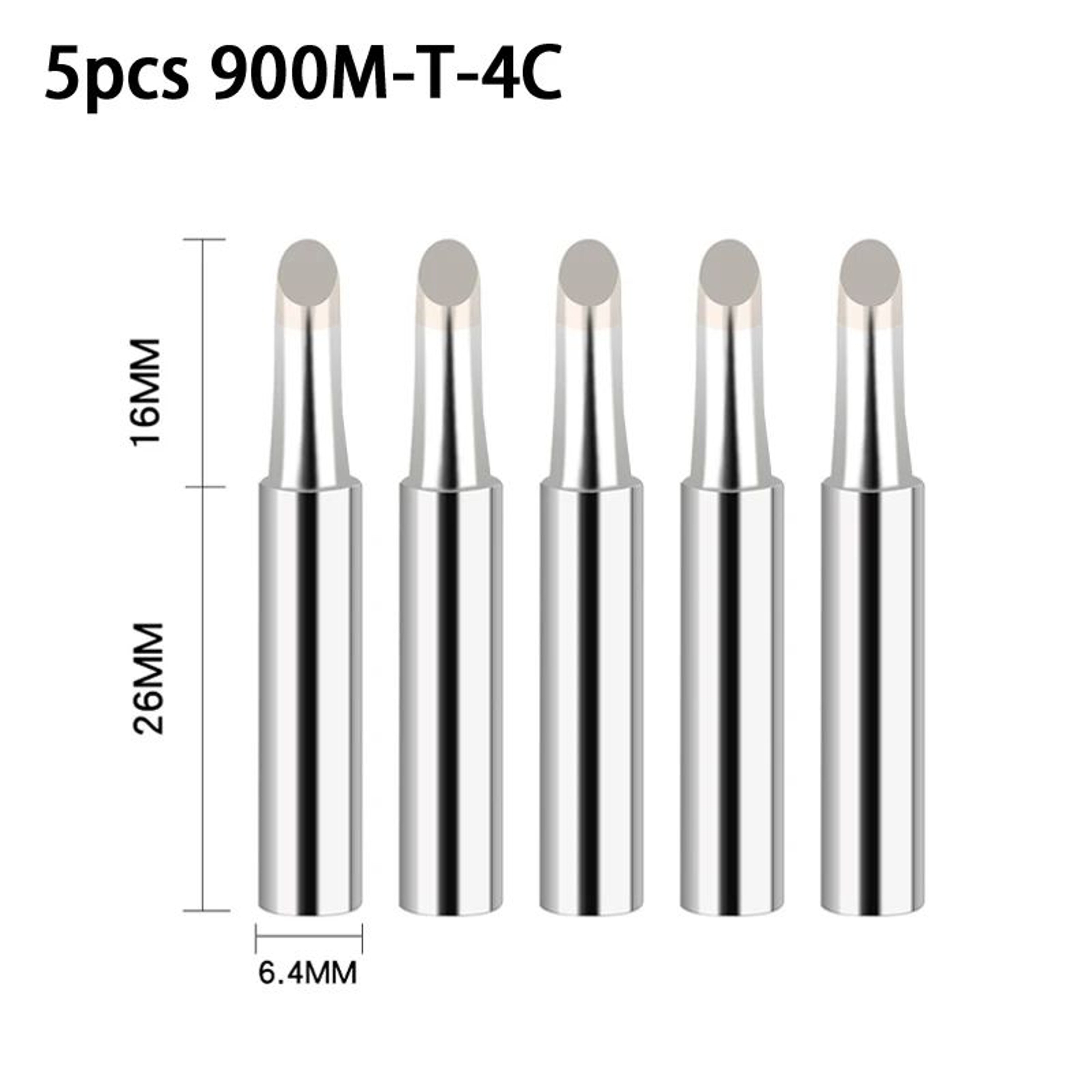 5PCS 900MT Soldering Iron Tips Set For Precision Electronics Repair 12