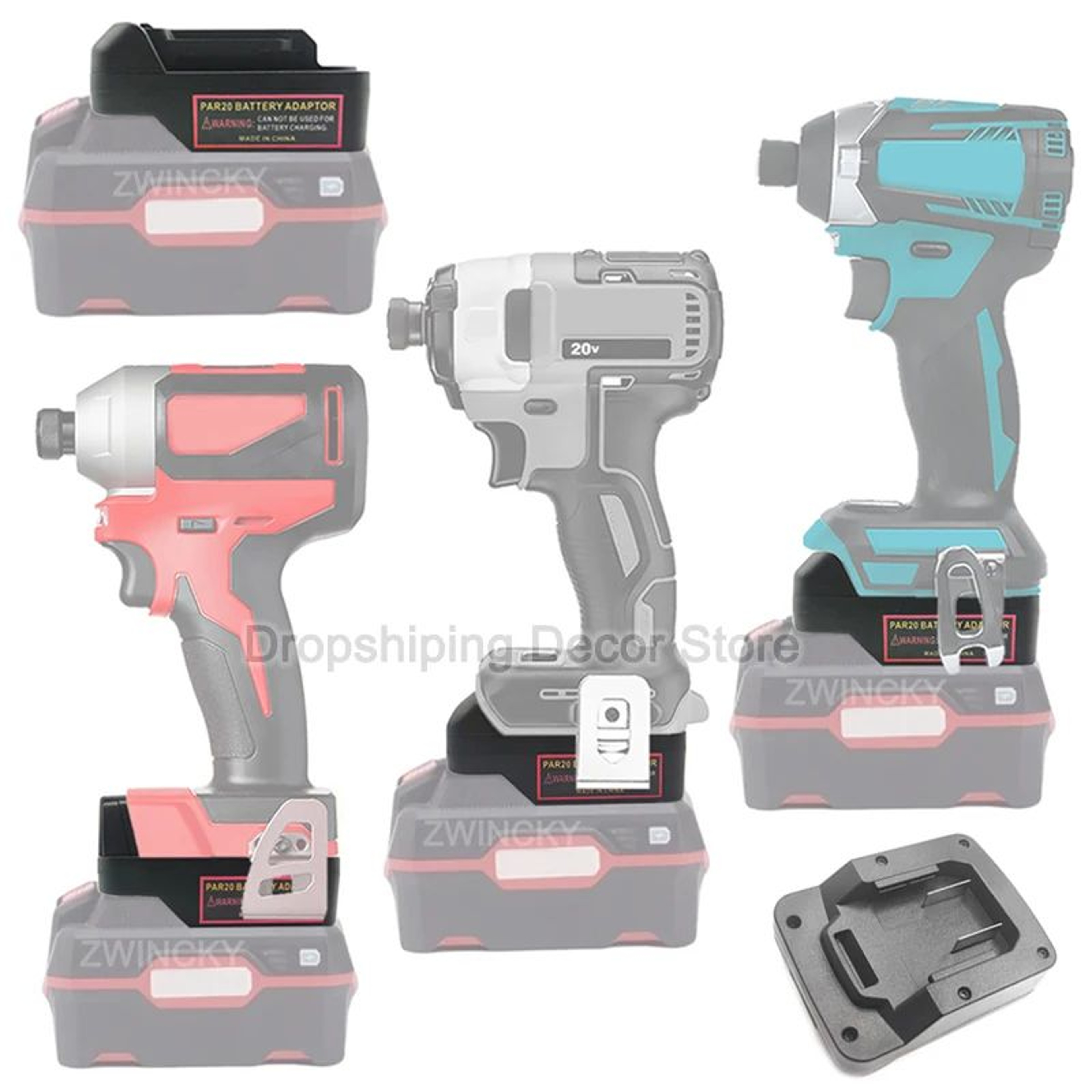 20V To 18V Power Tool Battery Adapter Converter For Cordless Tools 0