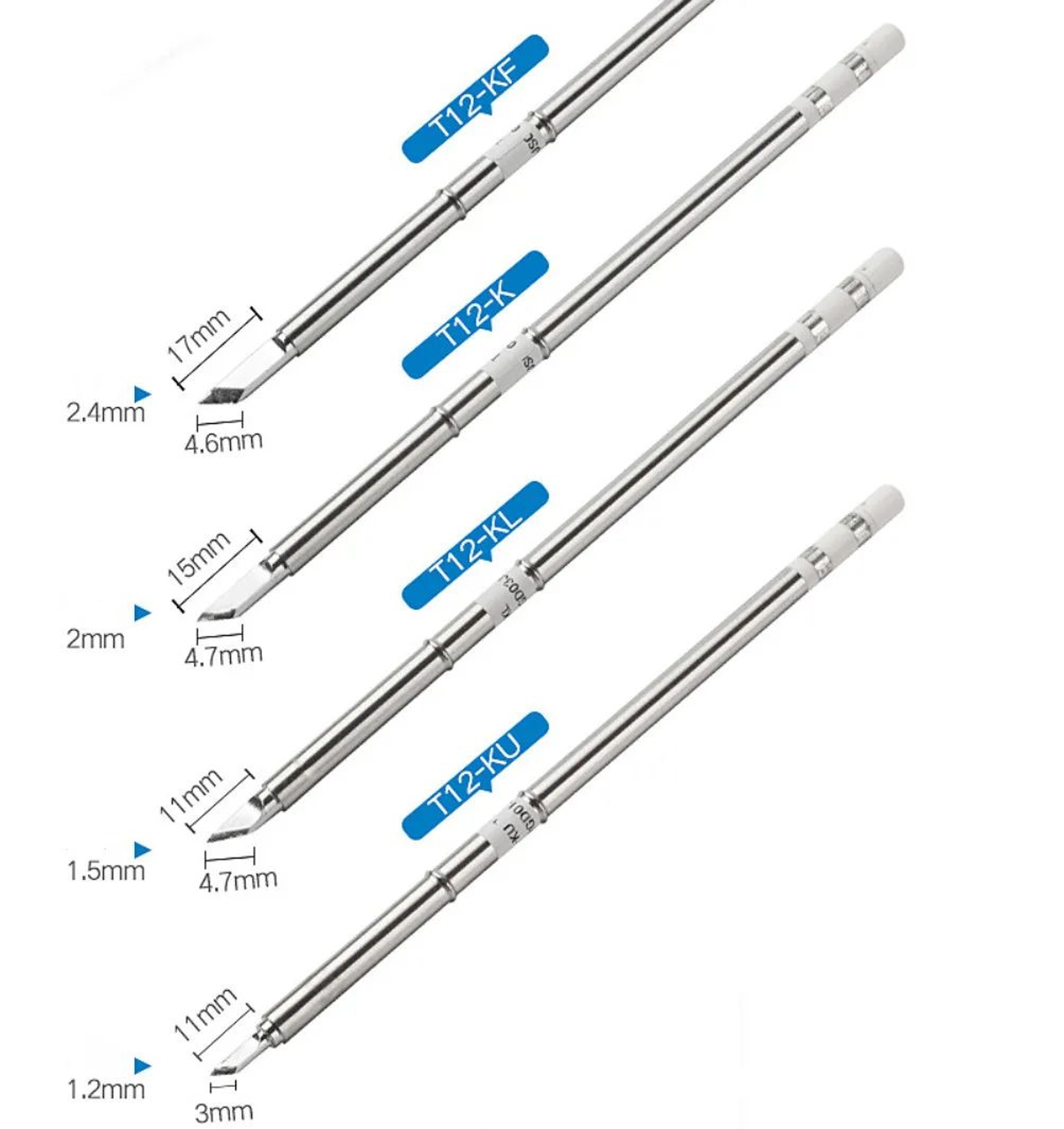 T12 Soldering Iron Replacement Tips For Precision Electronics Repair And DIY Projects 5