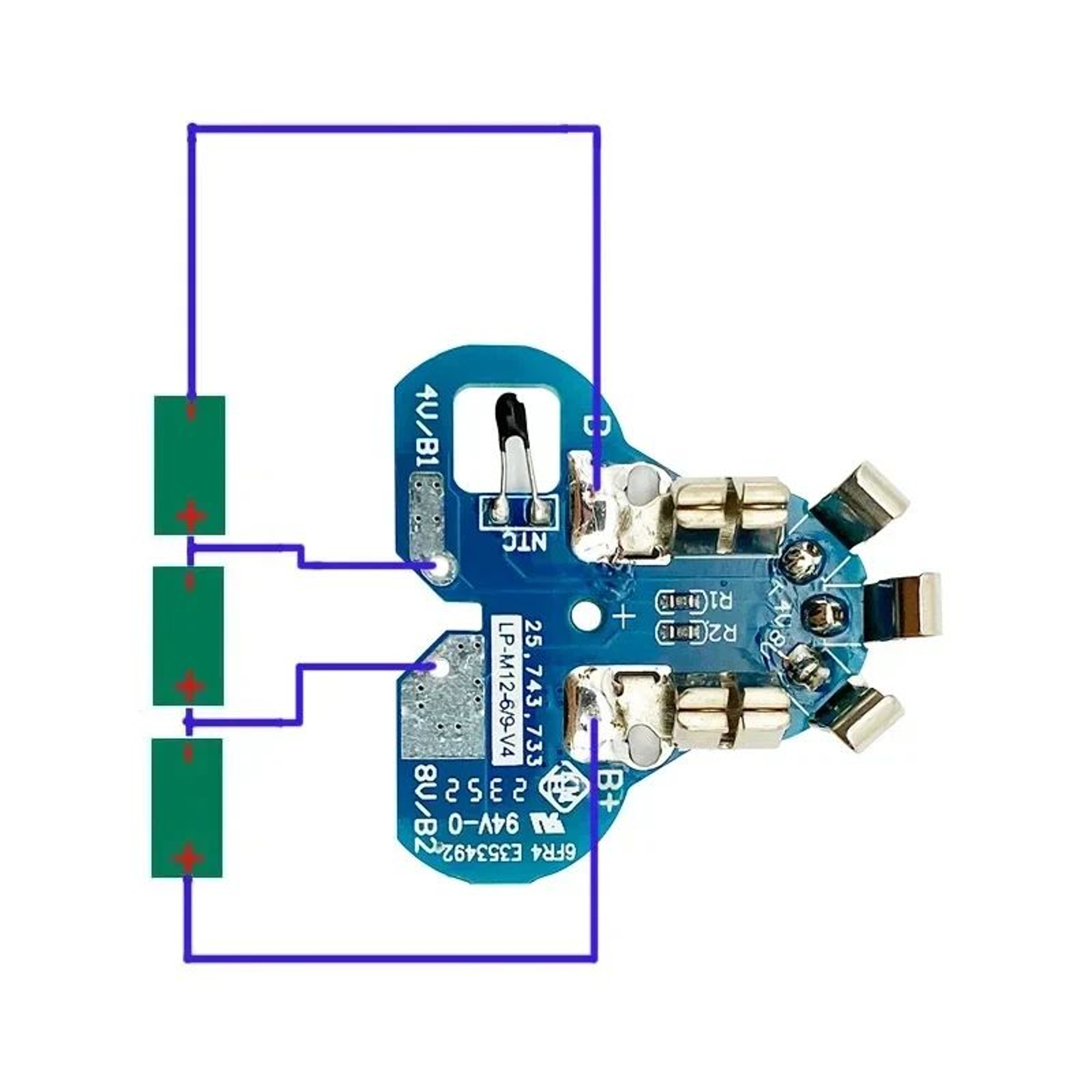 12V 3Cell Lithium Battery Case With BMS Protection Circuit Board For Power Tool Battery Repair 2