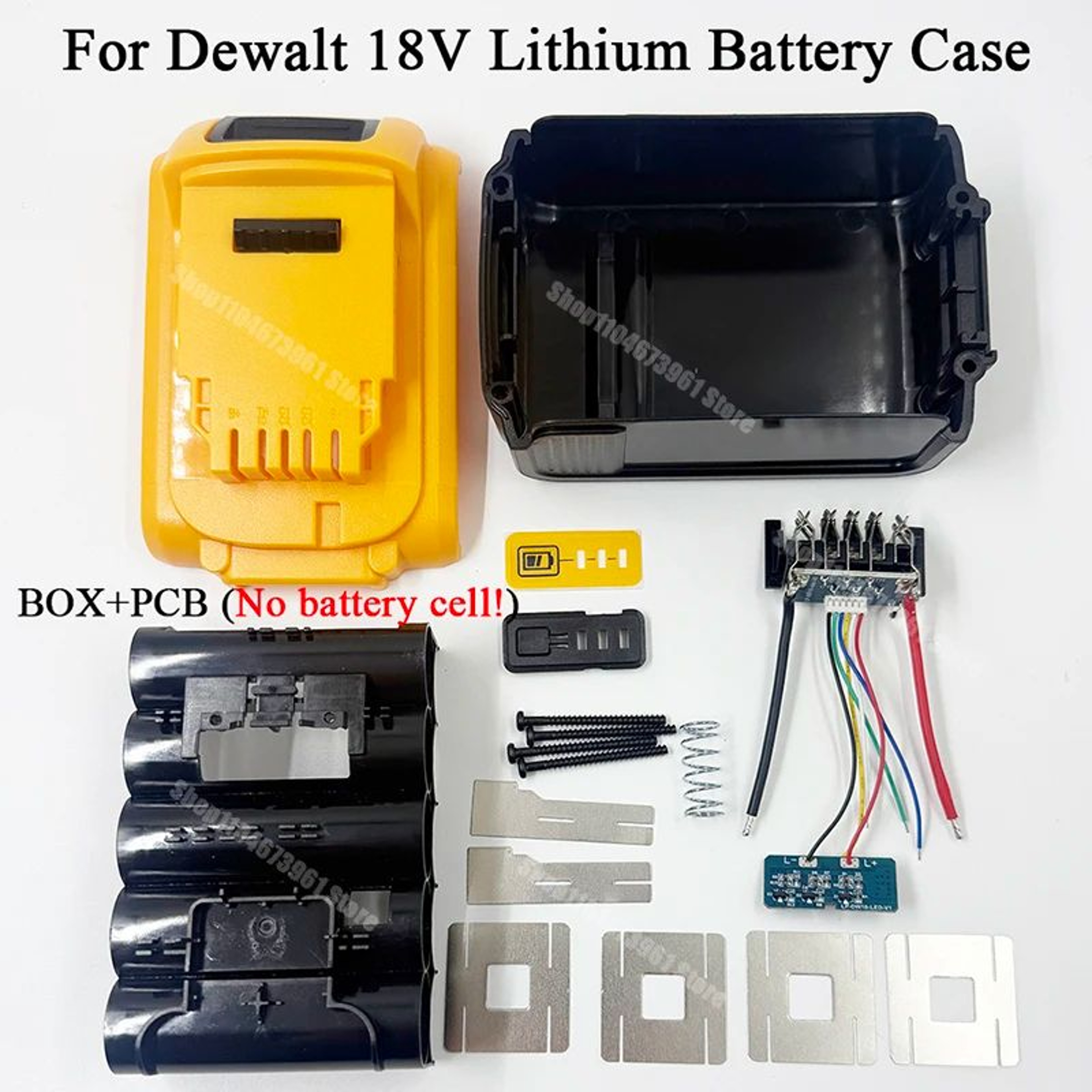 18V Lithium Battery Replacement Case With PCB BMS Protection Circuit Board DCB200 0