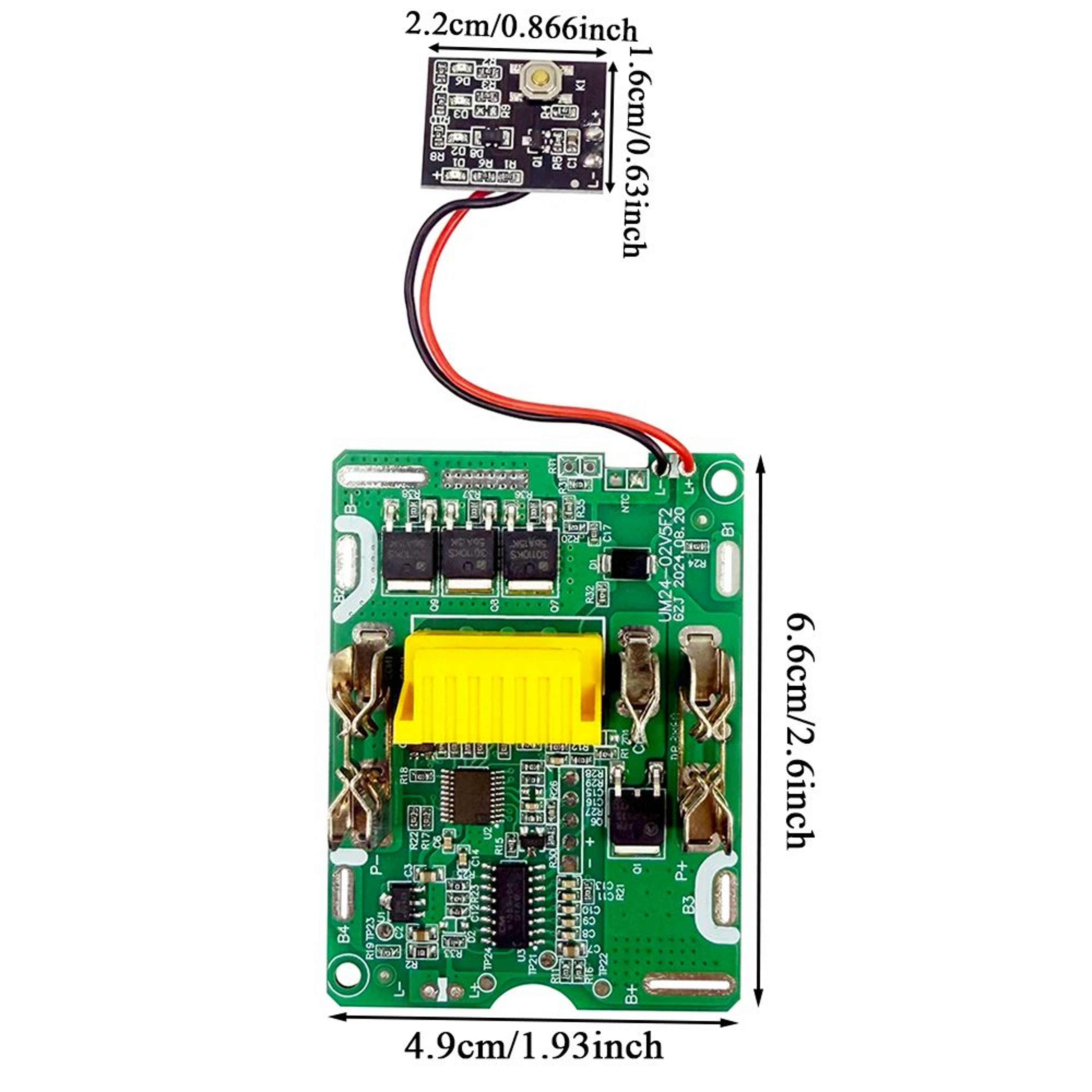 18V Lithium Battery Case With Charging Protection Circuit Board For Cordless Power Tools 2