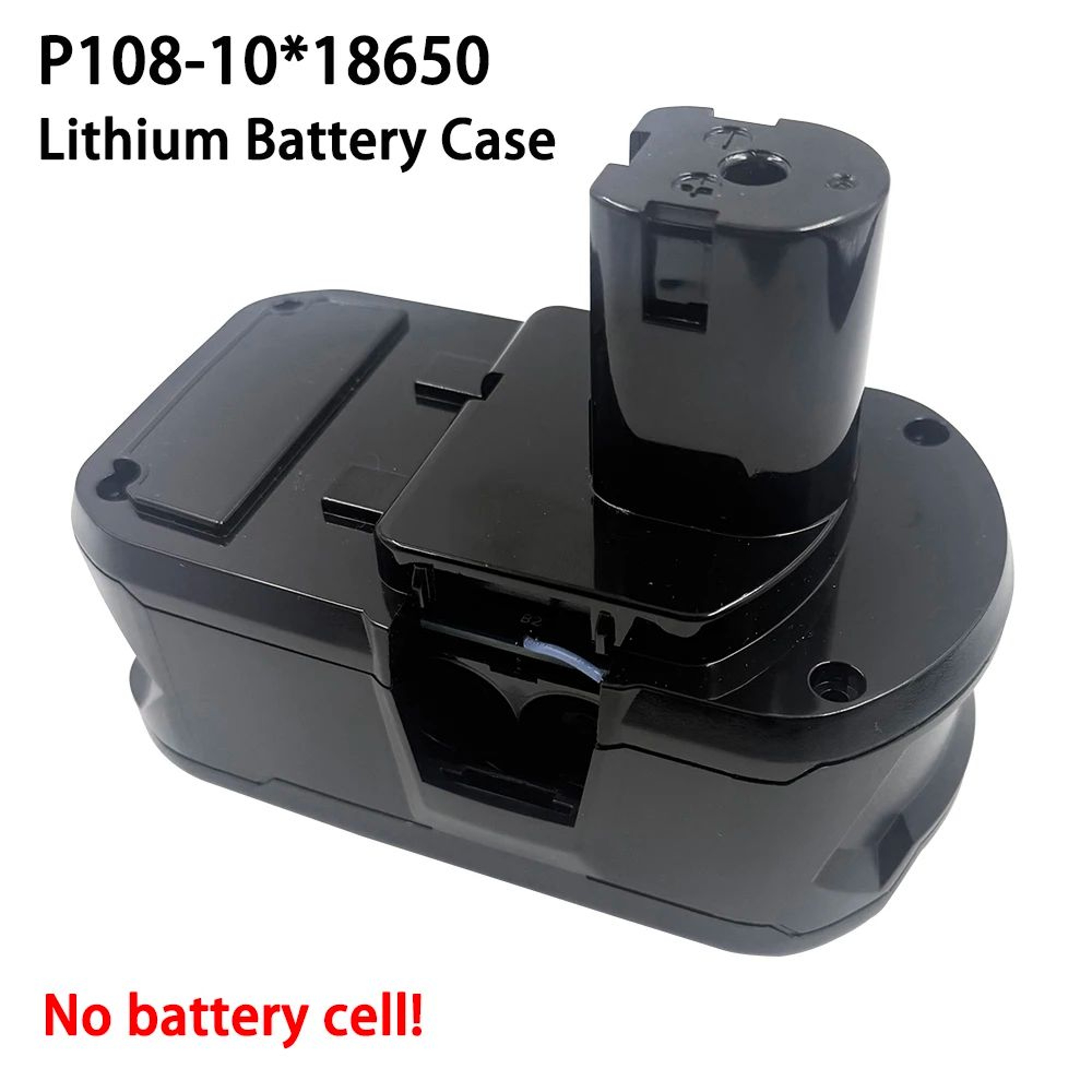 P108 18V Lithium Battery Replacement Case With PCB BMS Protection Board For 10 18650 Cells 0