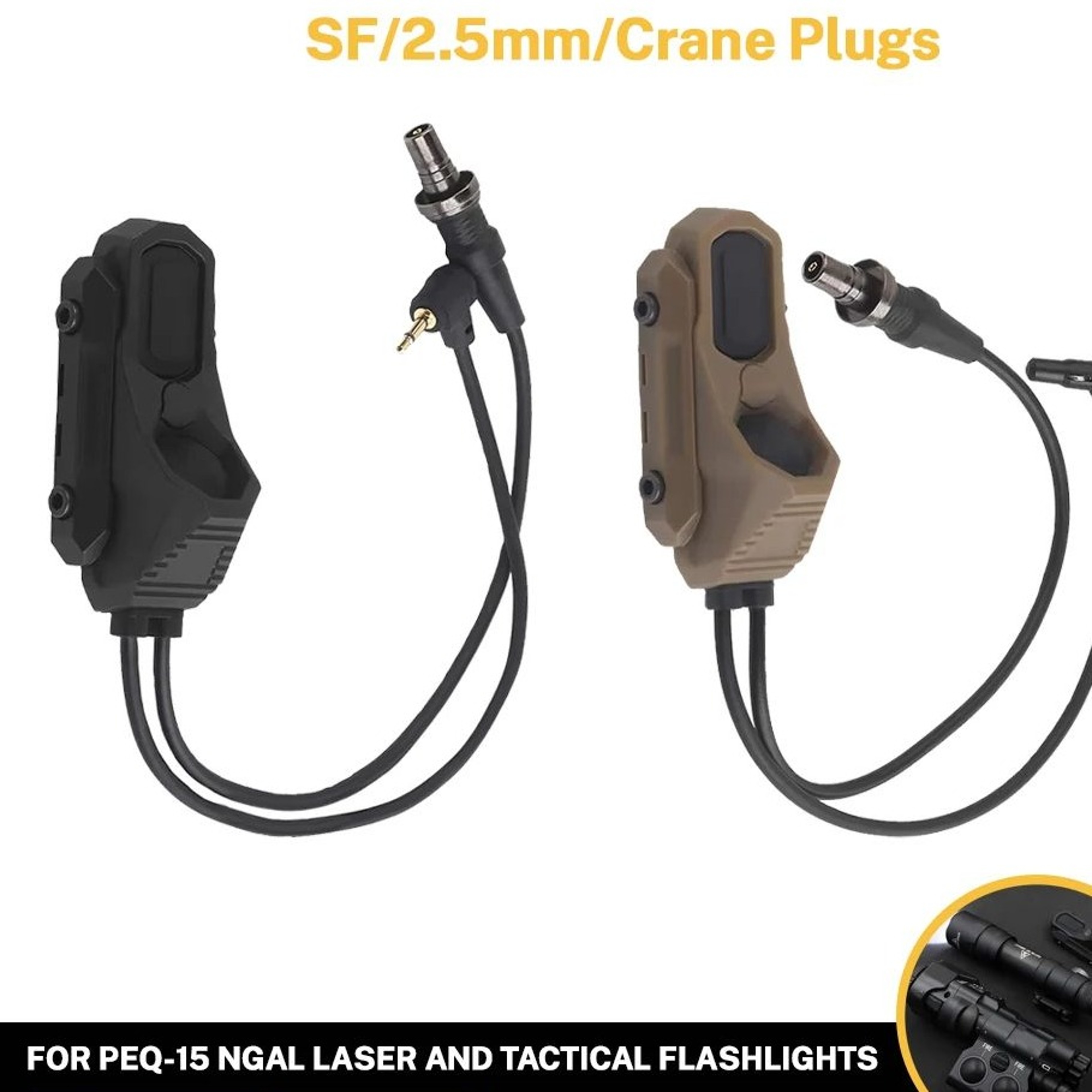 Dual Function Tactical Pressure Switch For PEQ15 NGAL Laser And Flashlight 0jpg
