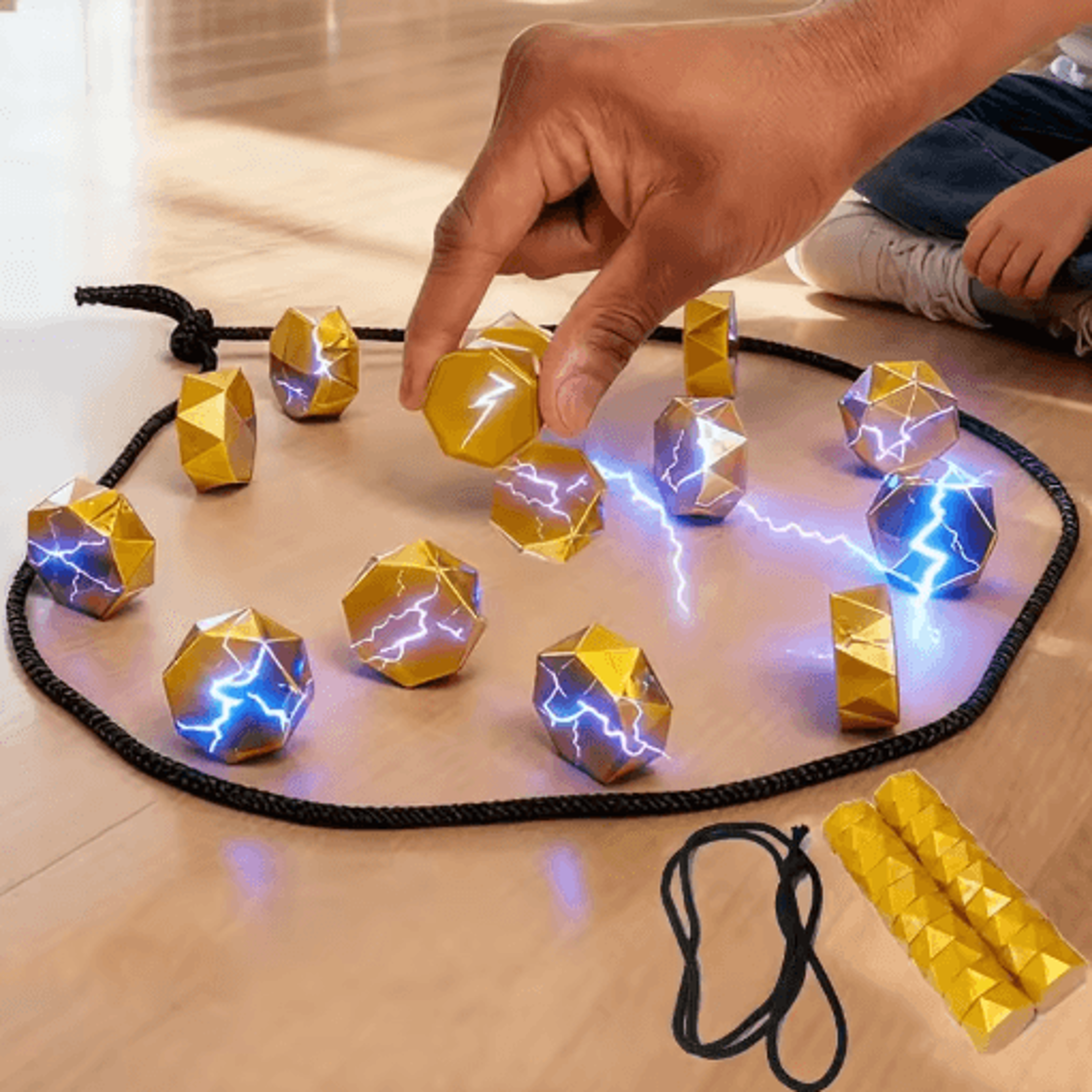 Magnetic Stones Strategy Game With Board Interactive Family Party Game For Kids  Adults 0