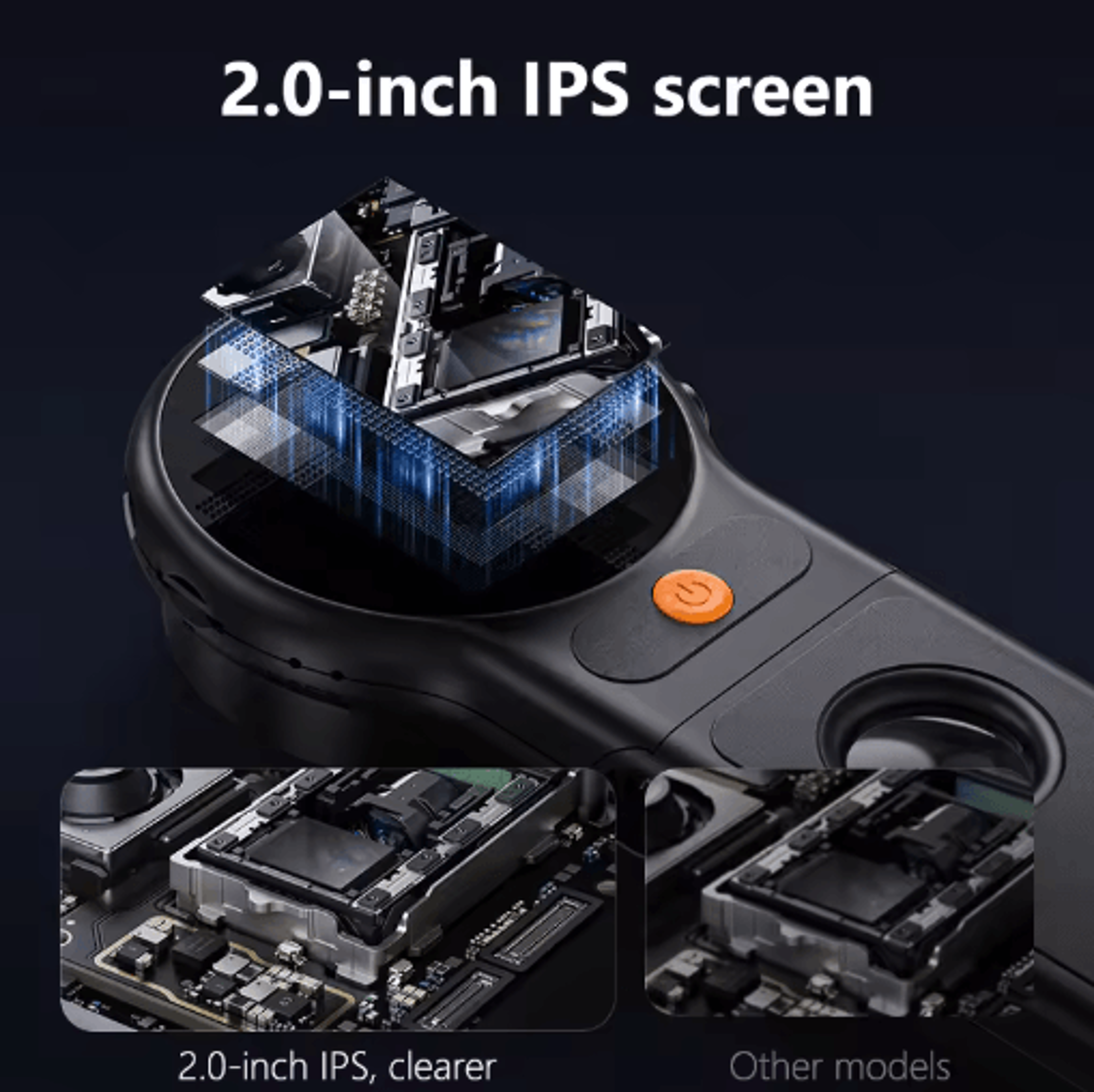 500X Autofocus Digital Microscope With 8 LED Lights 2MP Foldable Video Magnifier 6