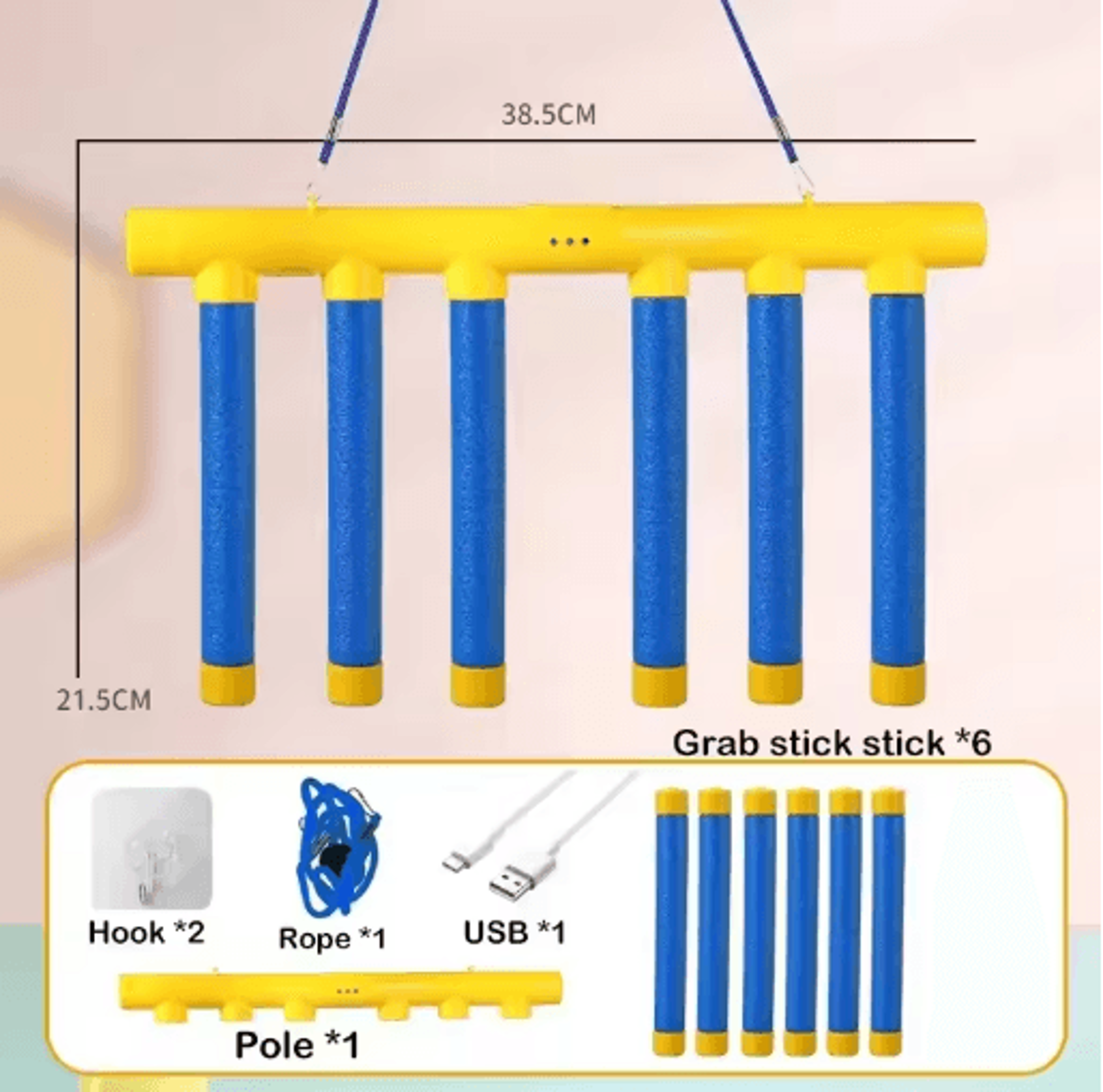 Falling Sticks Catching Game Reaction Reflex Training Sensory Toy For Kids And Adults 2