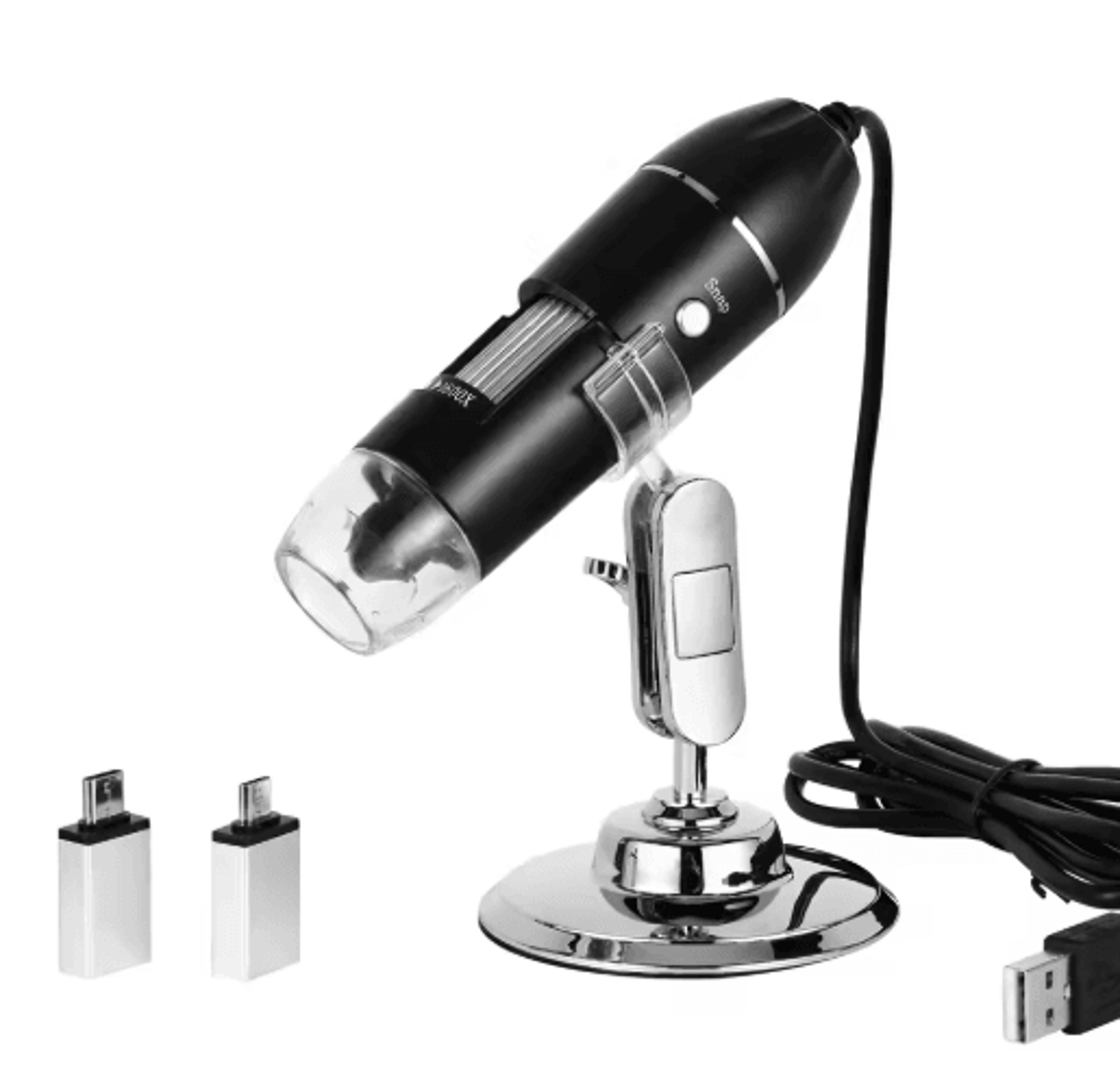 Hayve 1600X USB Digital Microscope 1080P HD Soldering Microscope With 8 LED Lights 1