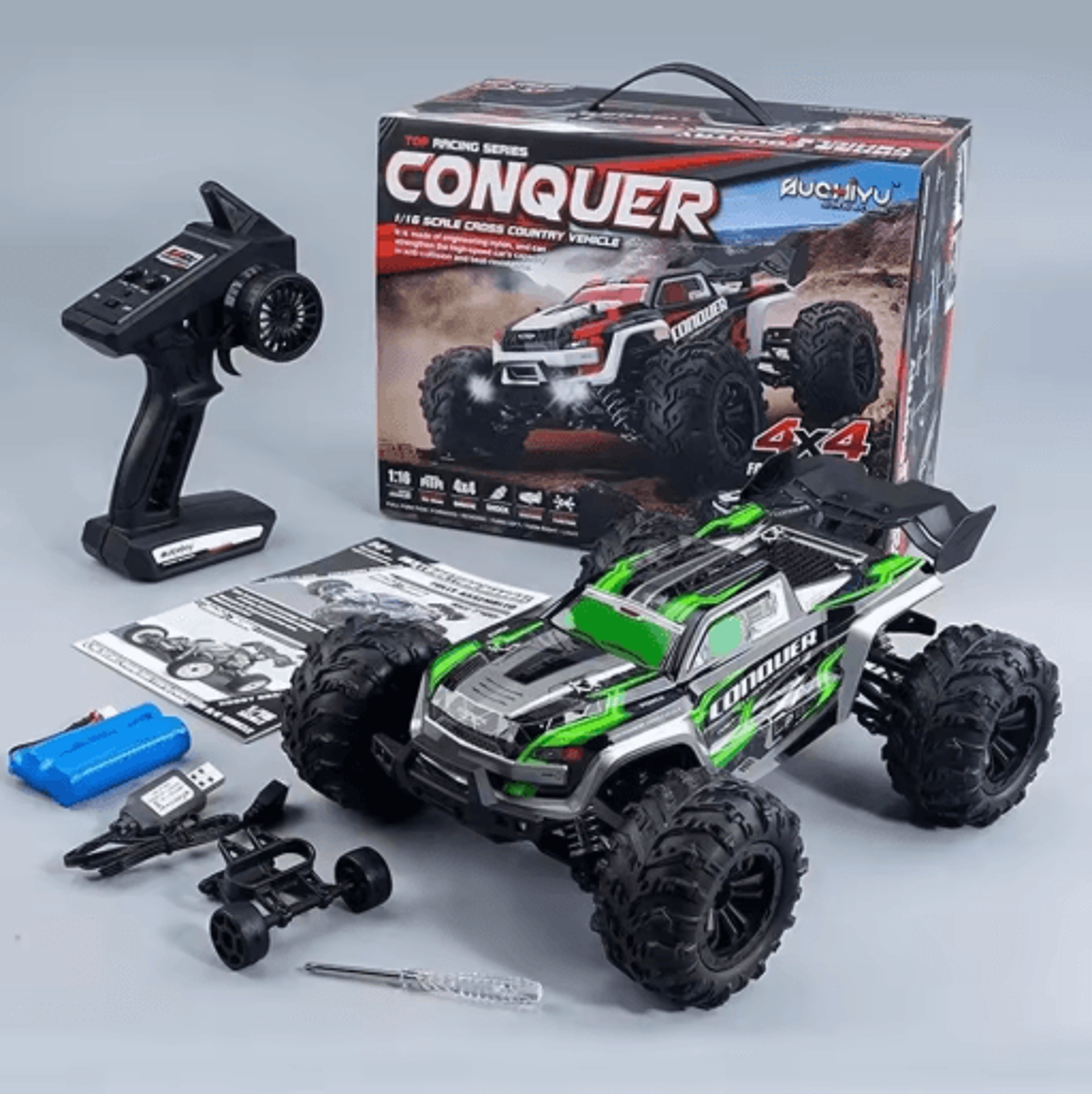 WLtoys 1 16 High Speed RC Monster Truck 50km H 4WD Off Road Remote Control Car 2