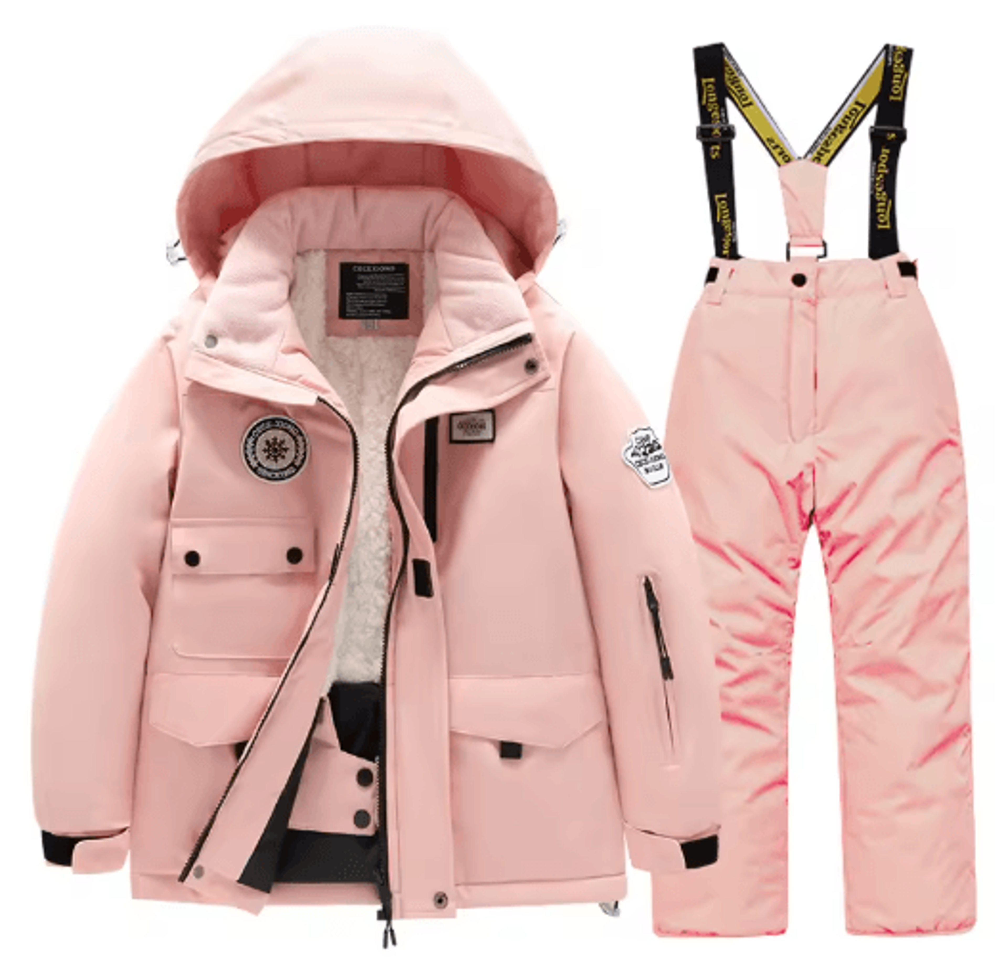 Childrens Winter Ski Suit Windproof Waterproof Snow Jacket For Boys And Girls 4