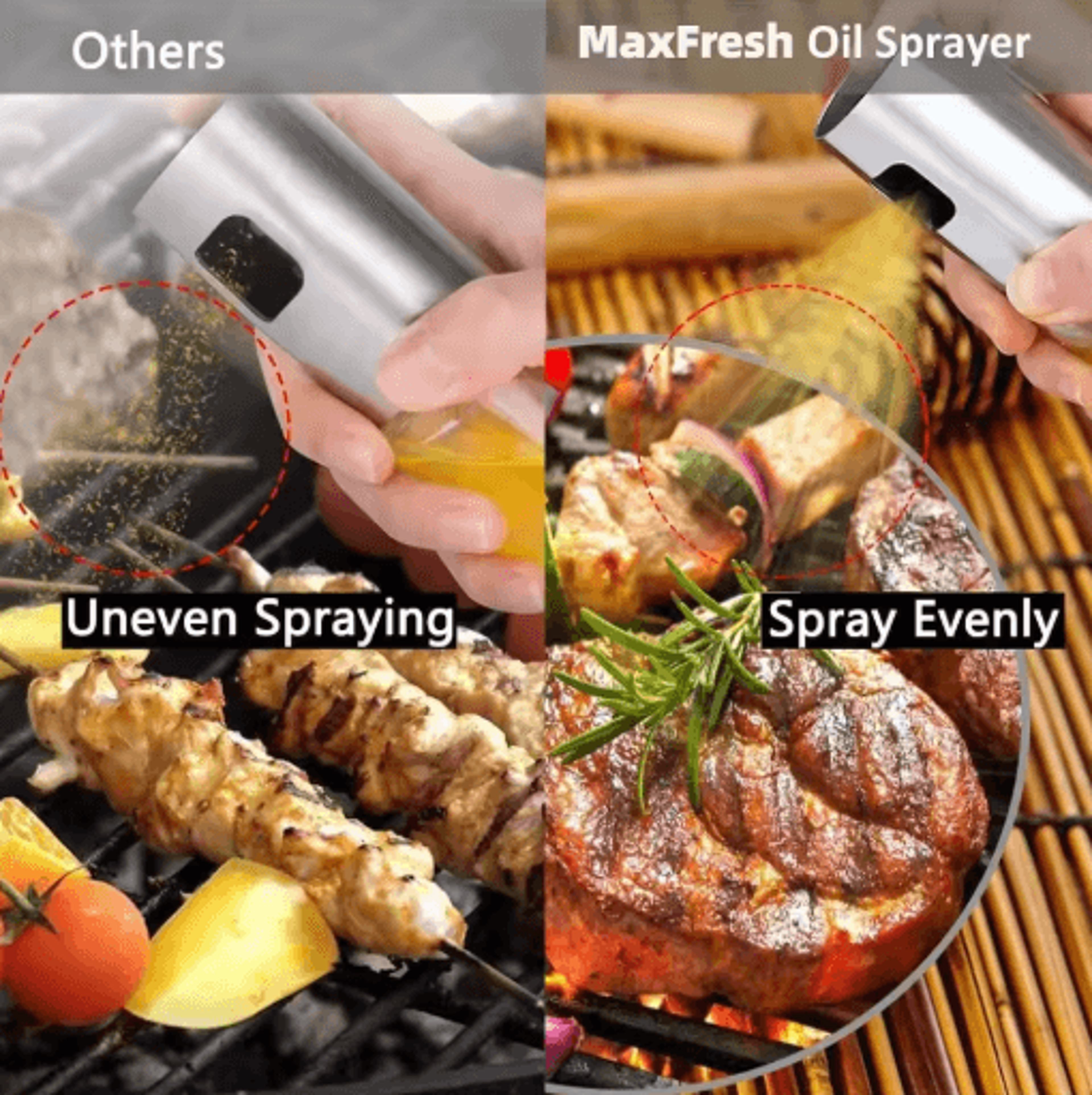 Glass Oil Spray Bottle Leak Proof Kitchen Oil Dispenser For Cooking BBQ 12