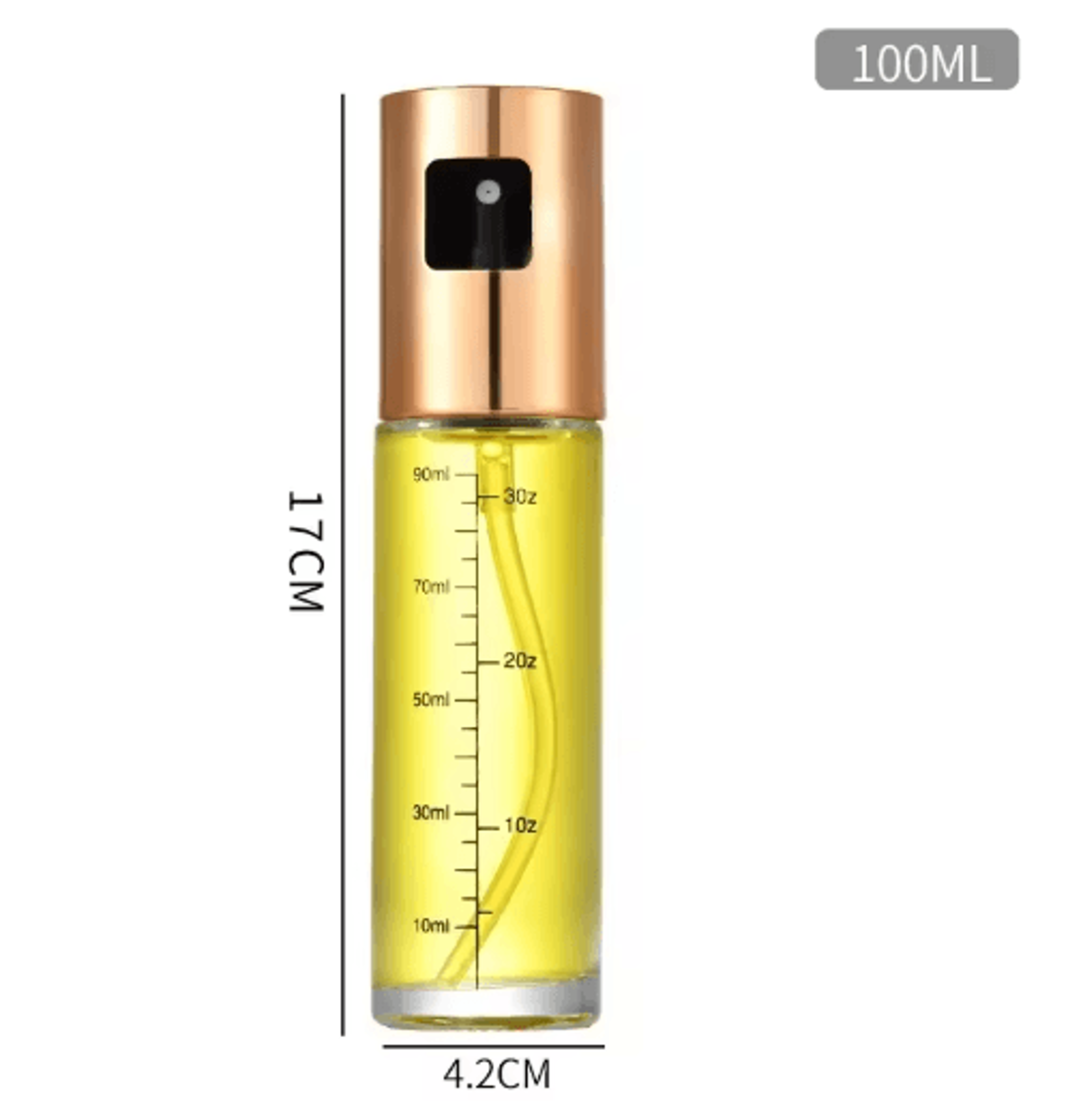 Glass Oil Spray Bottle Leak Proof Kitchen Oil Dispenser For Cooking BBQ 5