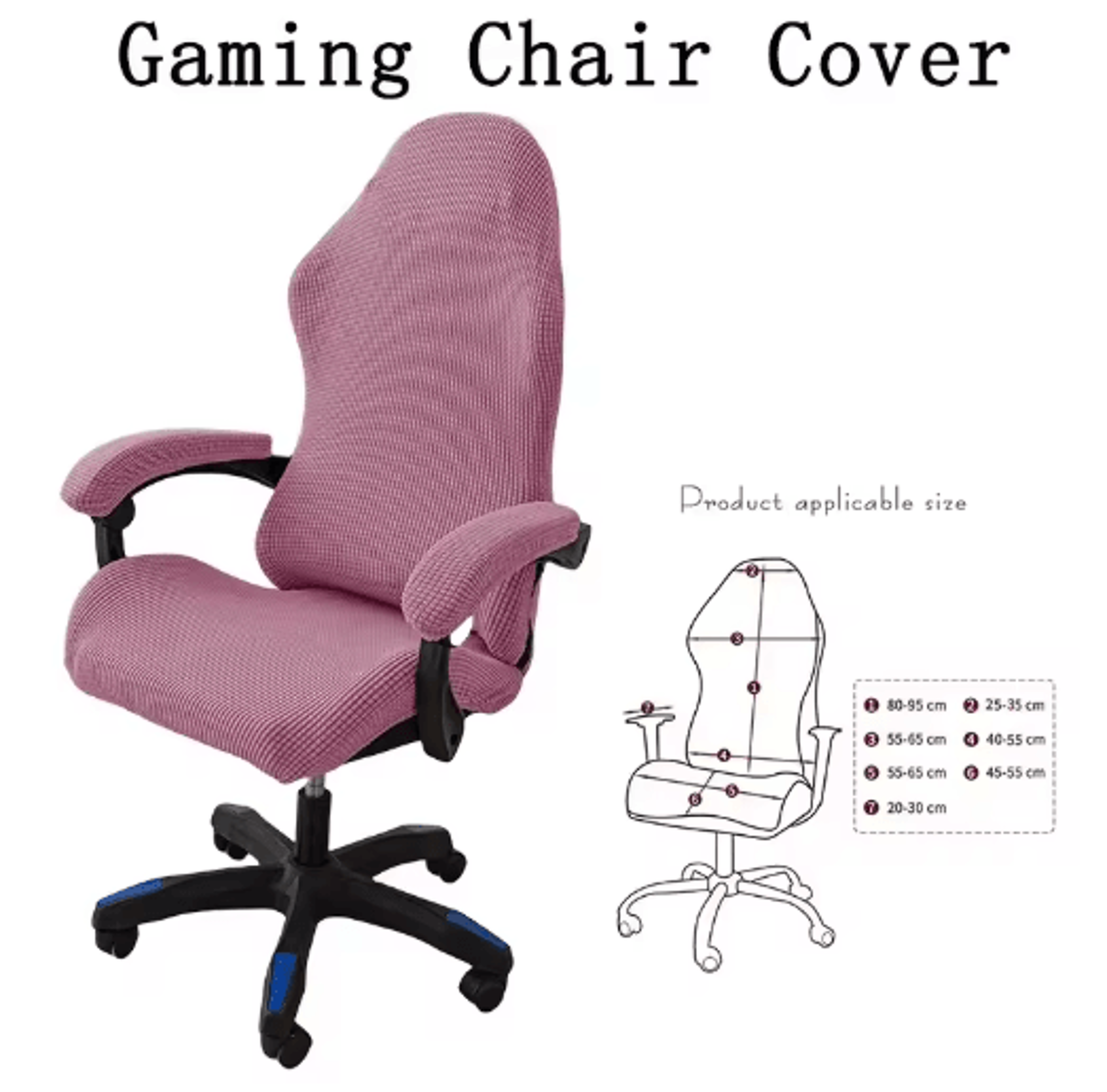 Universal Gaming Chair Cover Elastic Slipcover For Computer Swivel Chairs 19