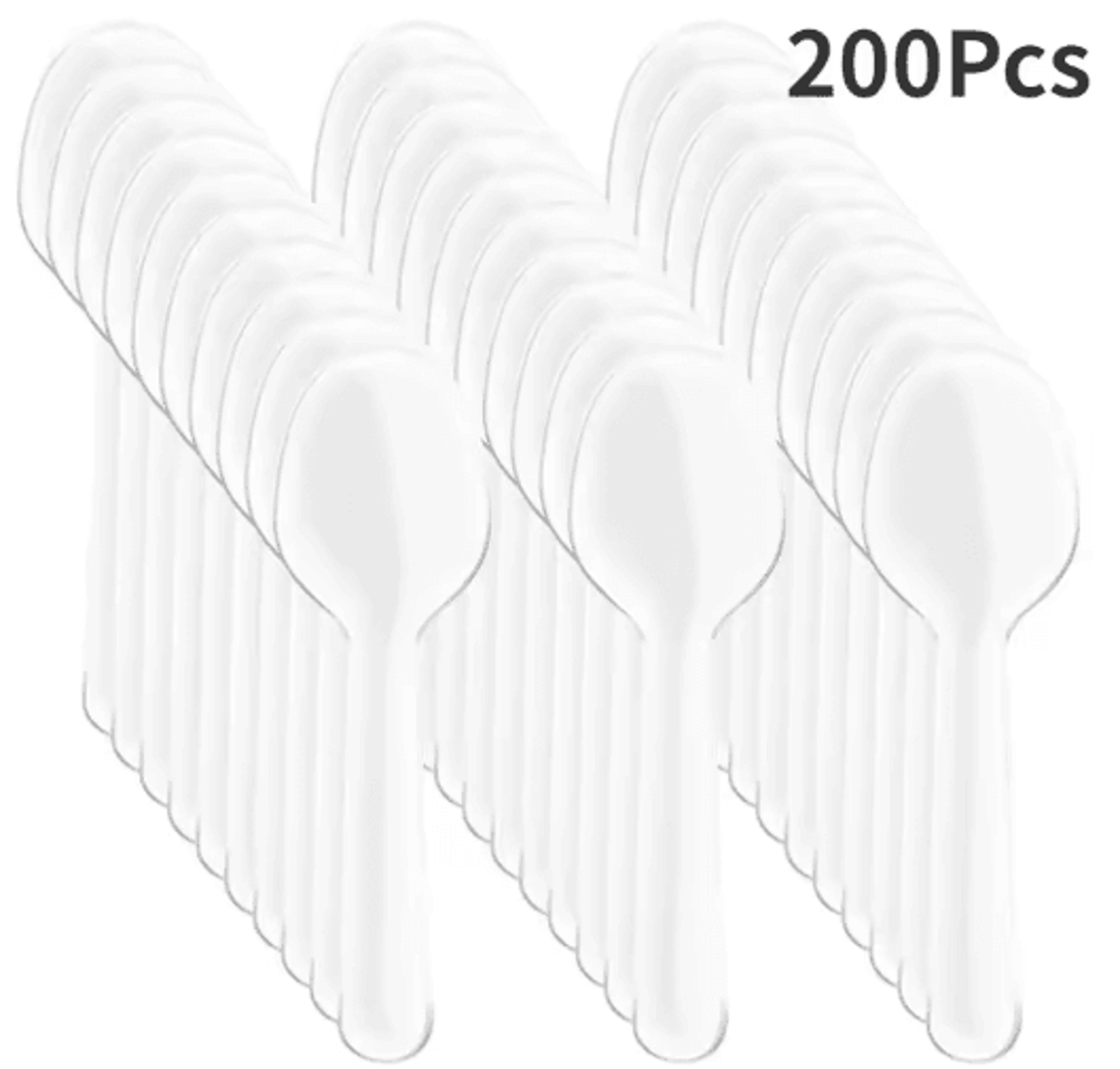 Disposable Mini Wooden Ice Cream Spoons 100 500 PCS Dessert Scoops For Parties Events 2