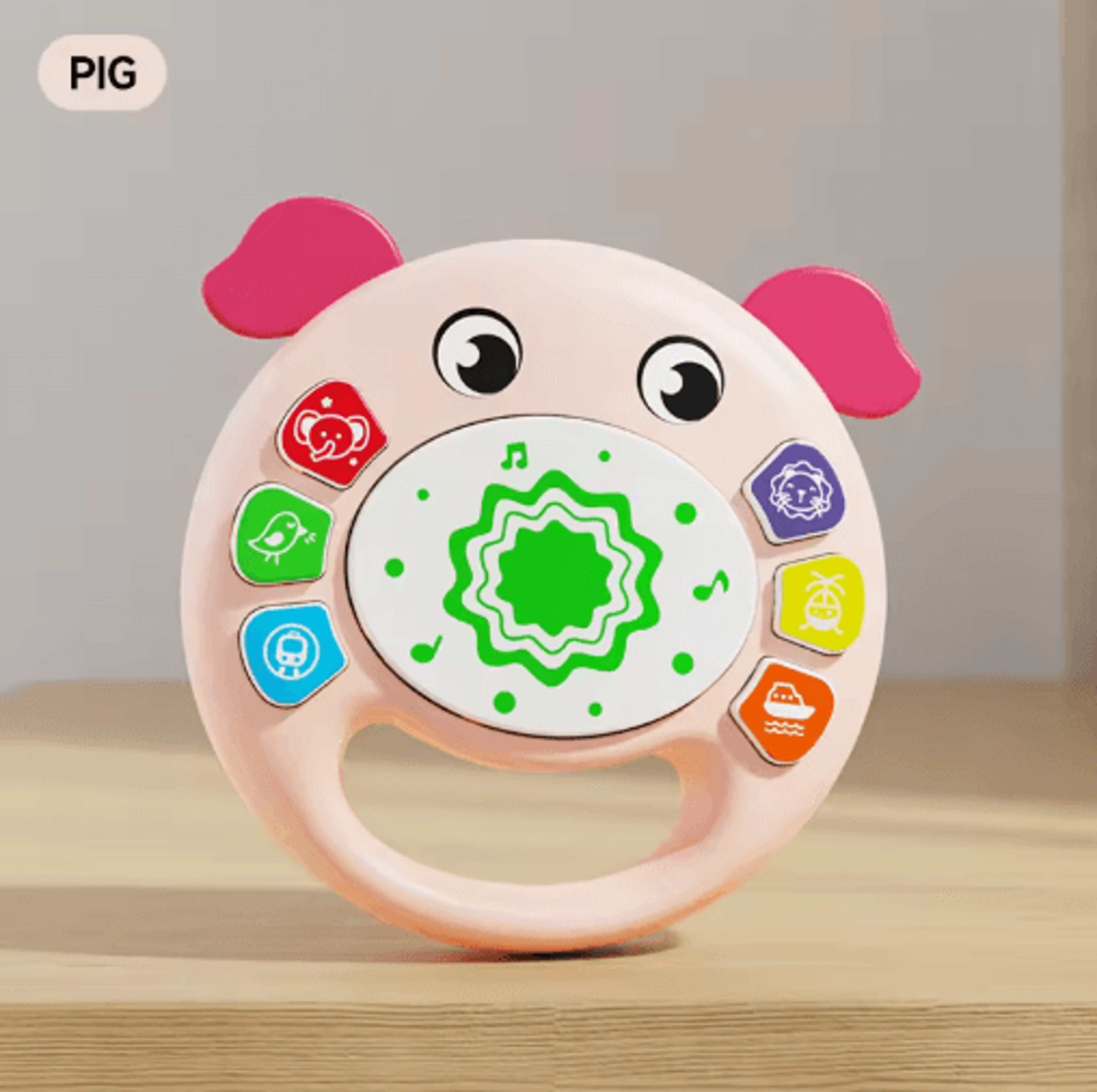 Baby Sensory Patting Drum Toy Hand Percussion Learning Toy 18 Months 1