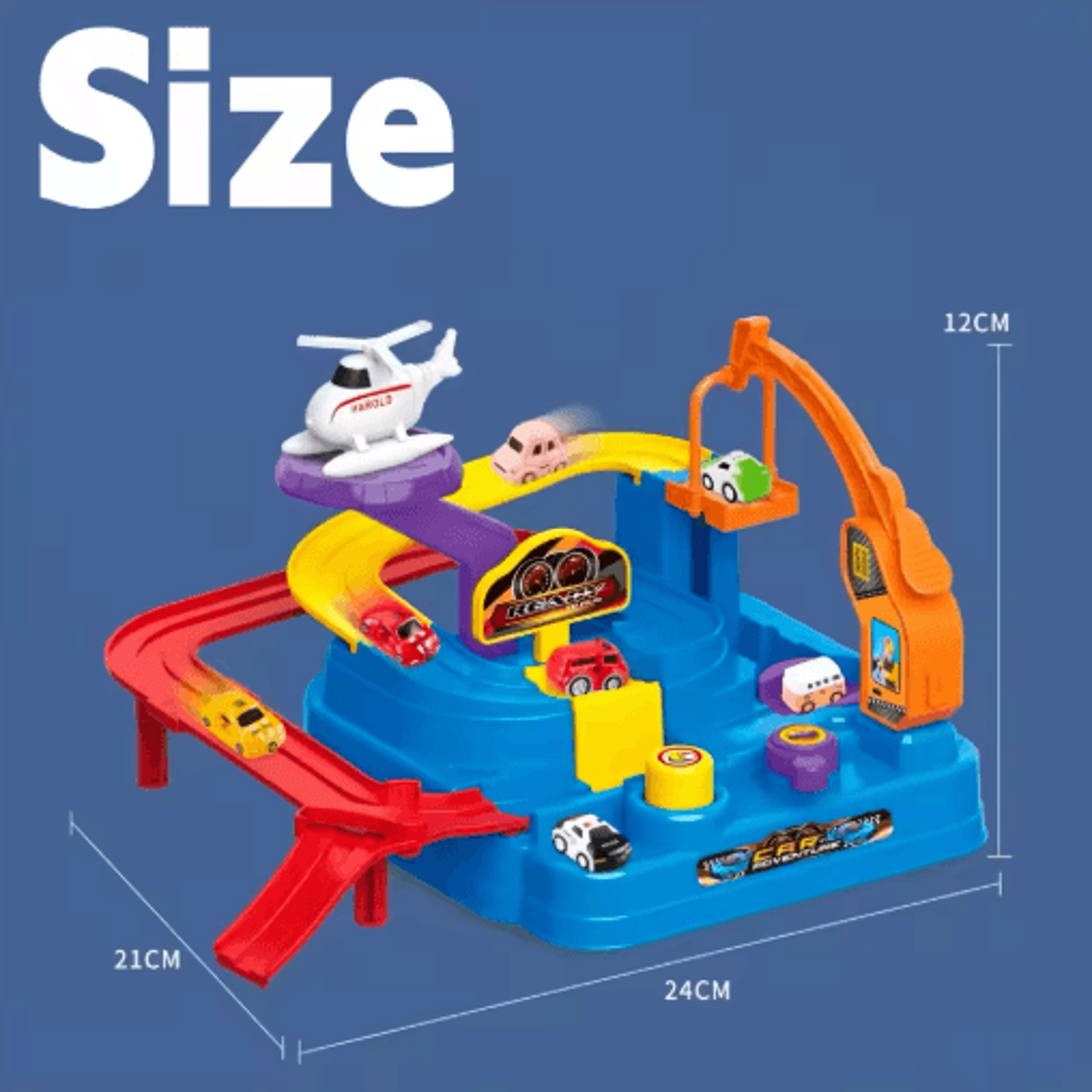 Educational Car Track Set For Kids Creative Track Collection Toy For Boys Girls 5
