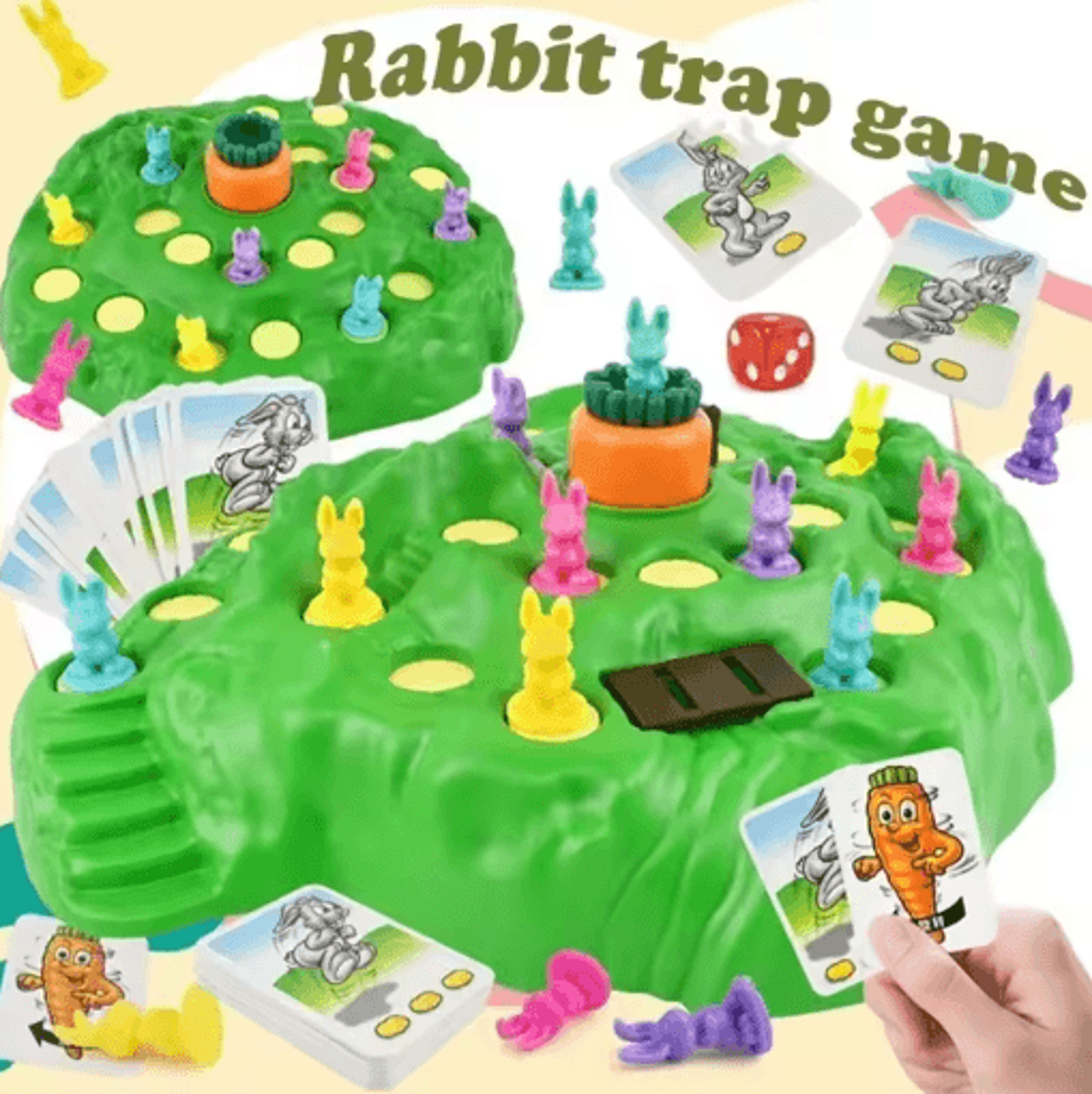 Rabbit Trap Challenge Board Game For Kids Multiplayer Puzzle Racing Desktop Game 6