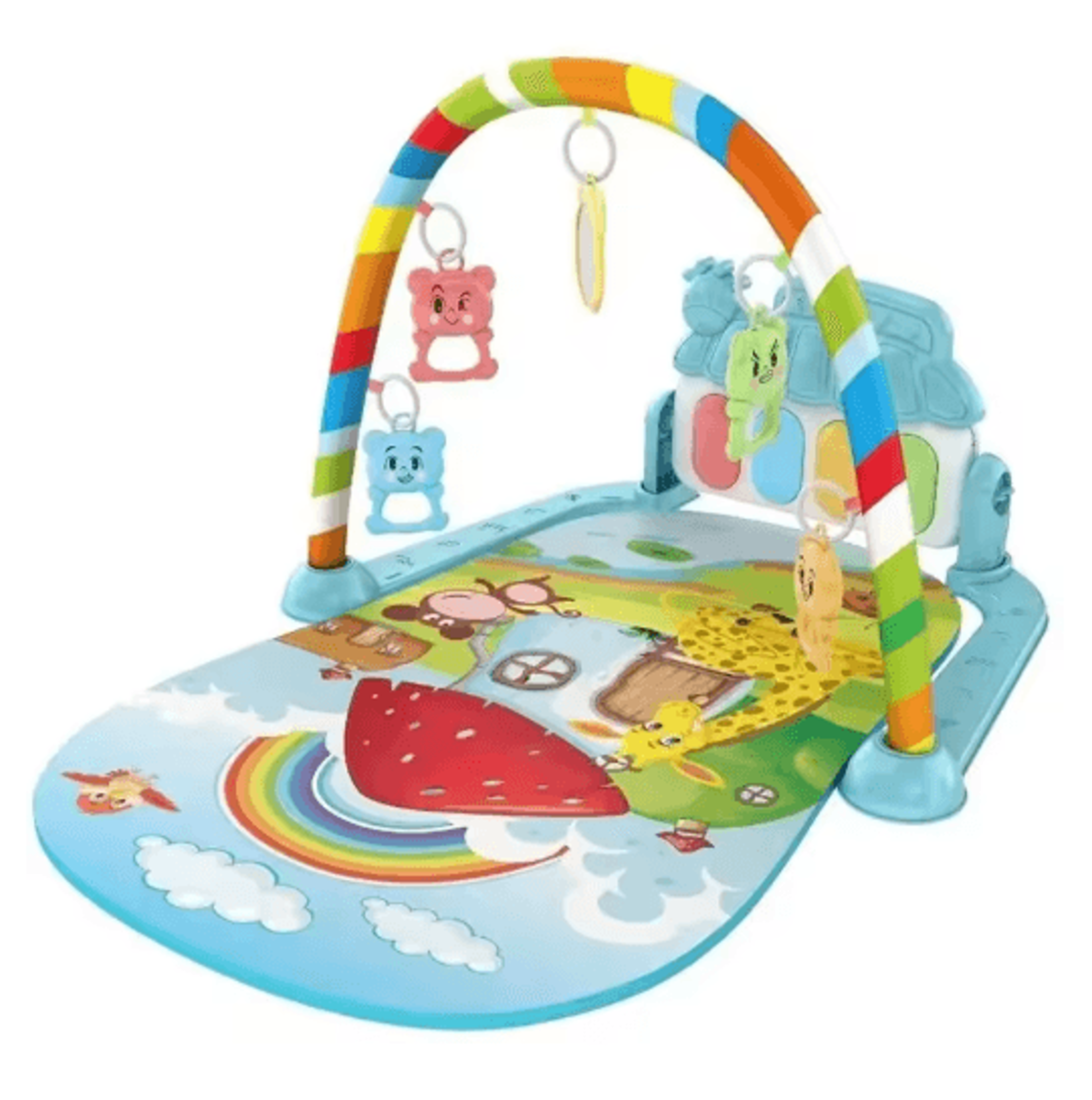 Baby Fitness Play Gym With Pedal Piano Newborn Musical Activity Stand 012 Months 2