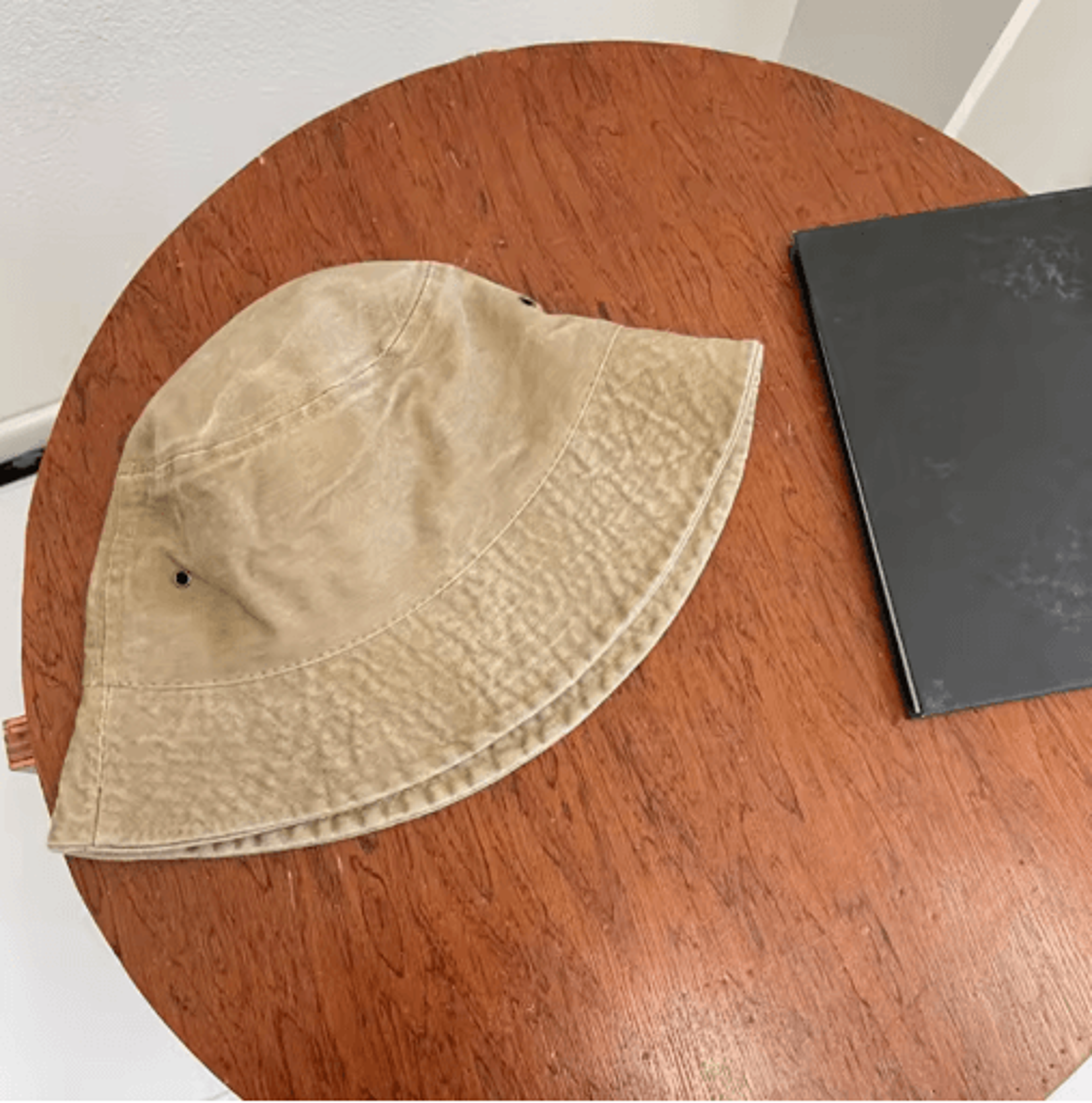 Retro Washed Fisherman Hat Vintage Breathable Bucket Hat For Couples Spring Summer 3