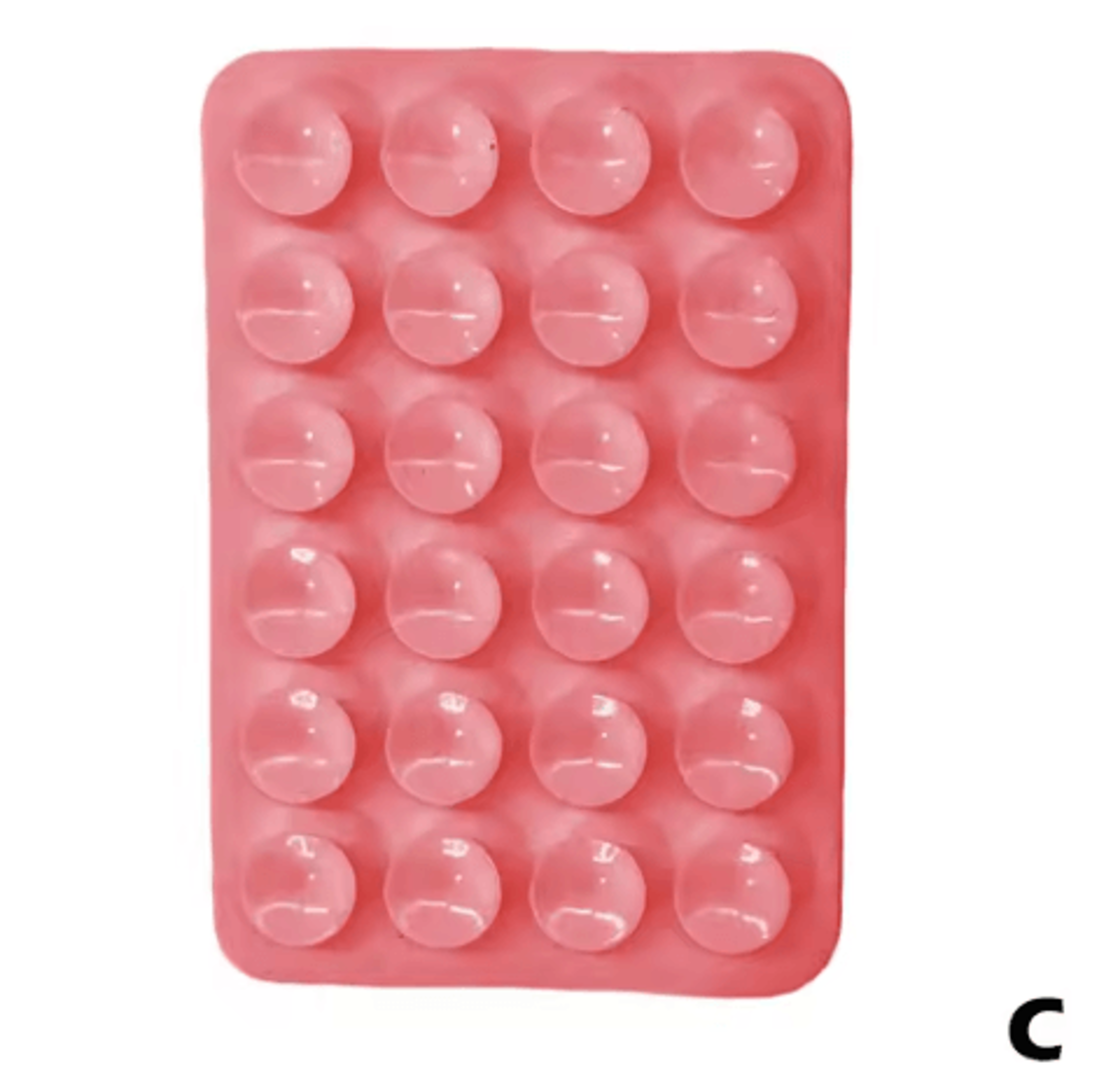 Silicone Suction Phone Mount Non Slip Self Adhesive Phone Holder For Selfies And Videos 1 2 PCS 2