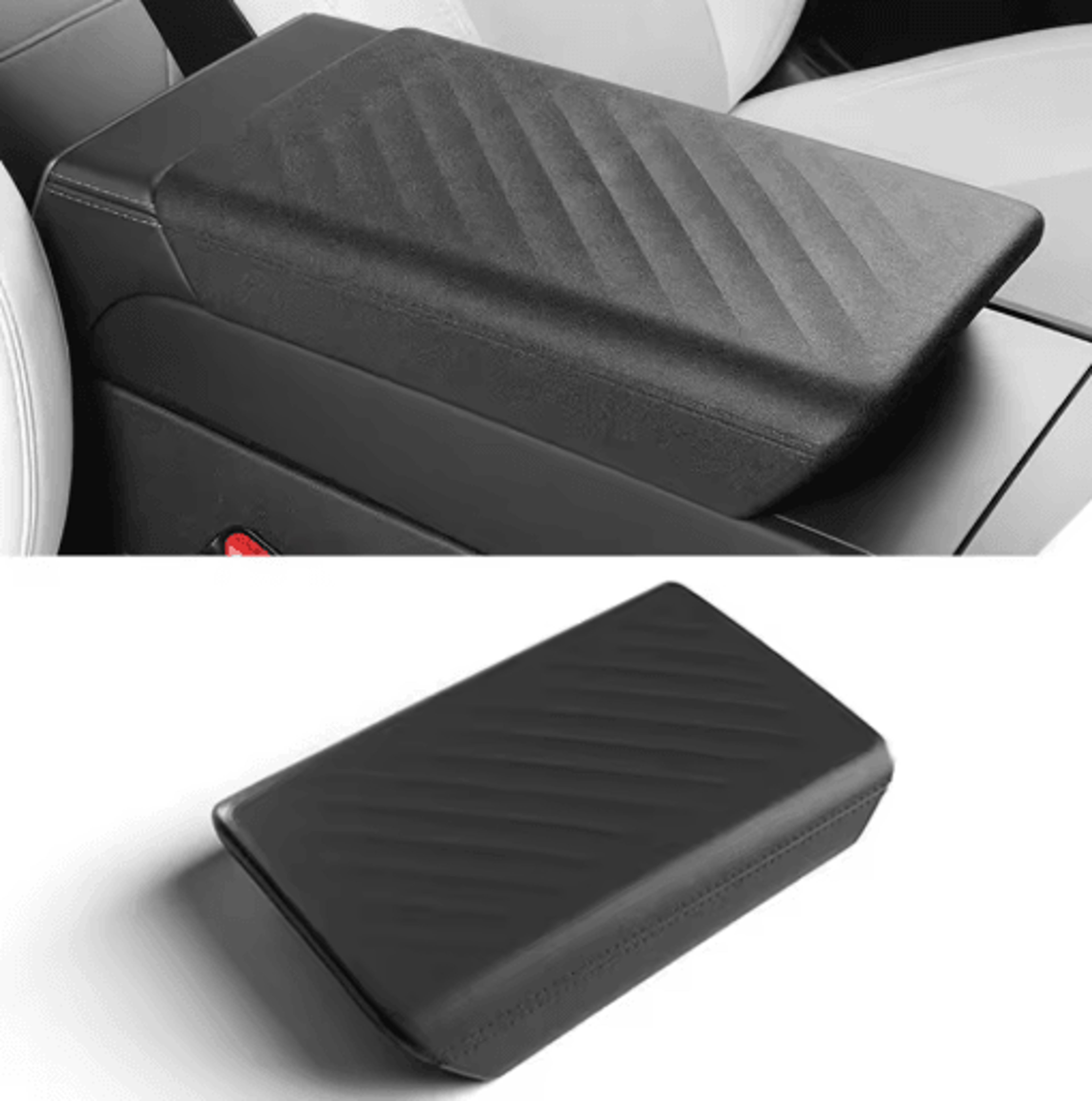 Center Console Armrest Cover For Tesla Model 3 2011 To 2022 And Model Y Juniper 2025 Soft TPE Conso 8