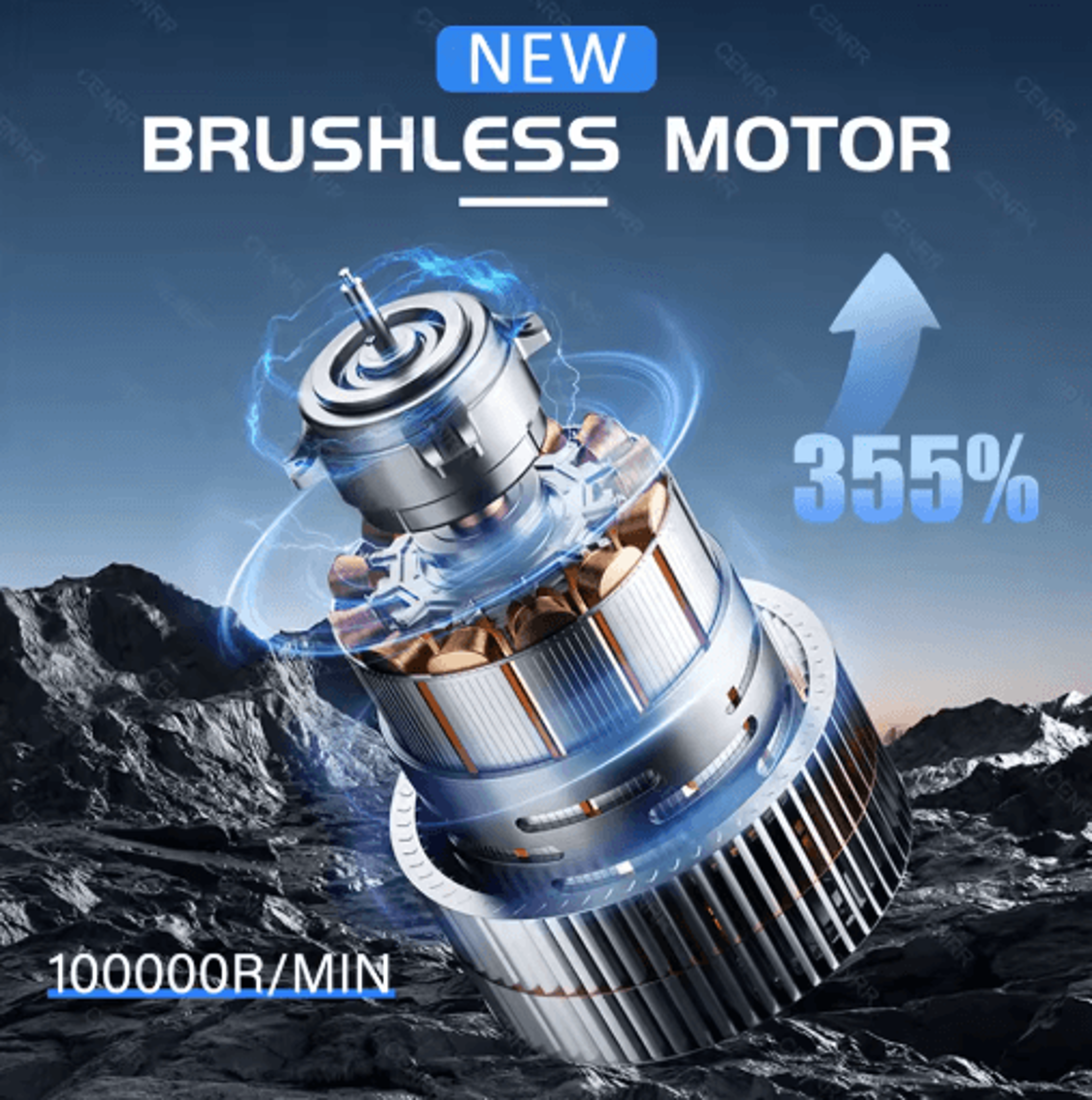 CENRR 9998000PA Car Vacuum Cleaner Powerful Wireless Portable Cleaner With Air Blower 10