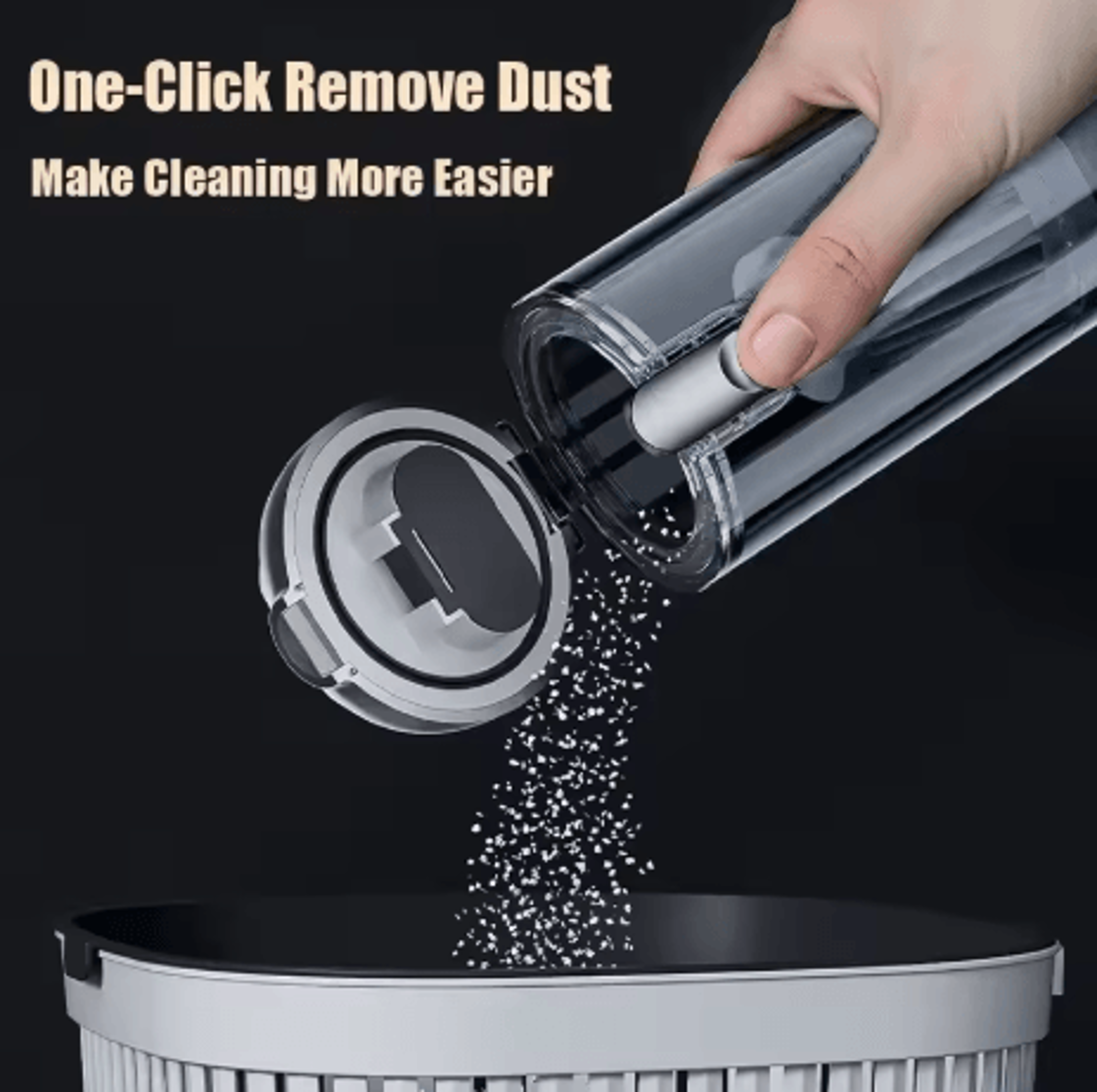 CENRR 998000PA Car Vacuum Cleaner Wireless Handheld Cleaner With Dust Display Lamp  Air Gun 8