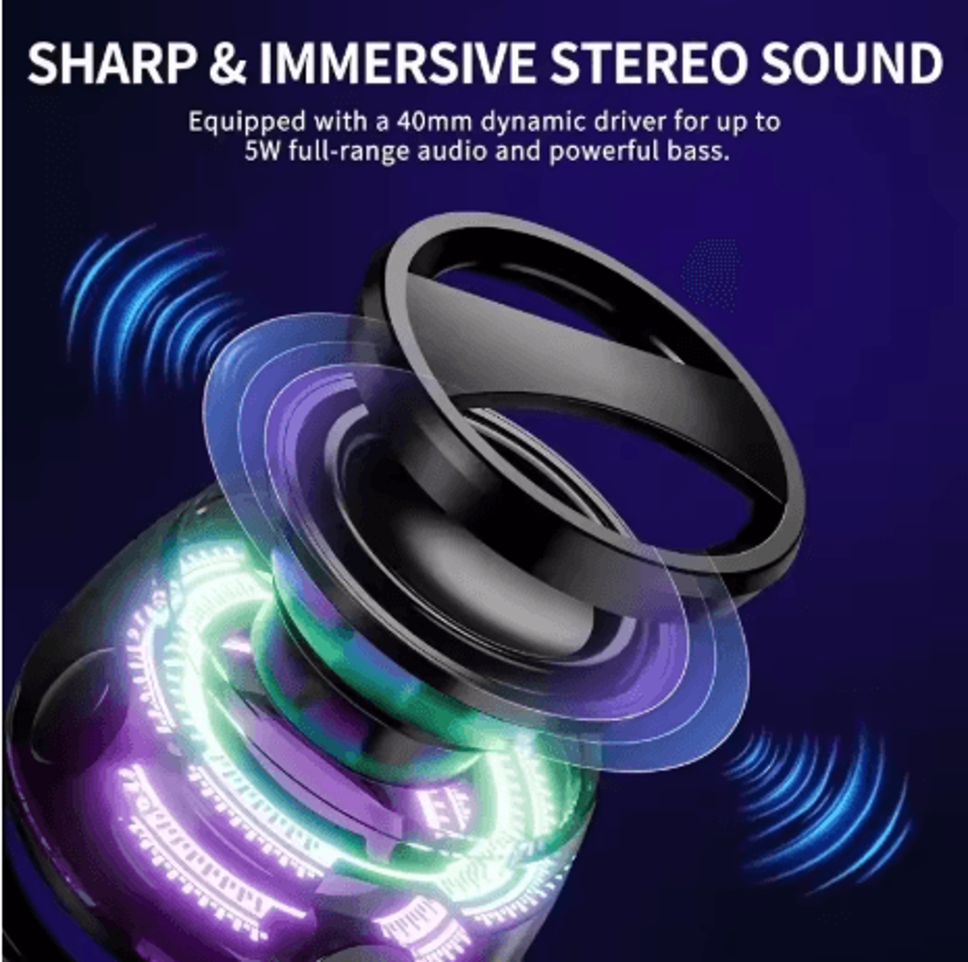 G200 Magnetic Portable Bluetooth Speaker Mini RGB Sound Box With Bluetooth 53 6