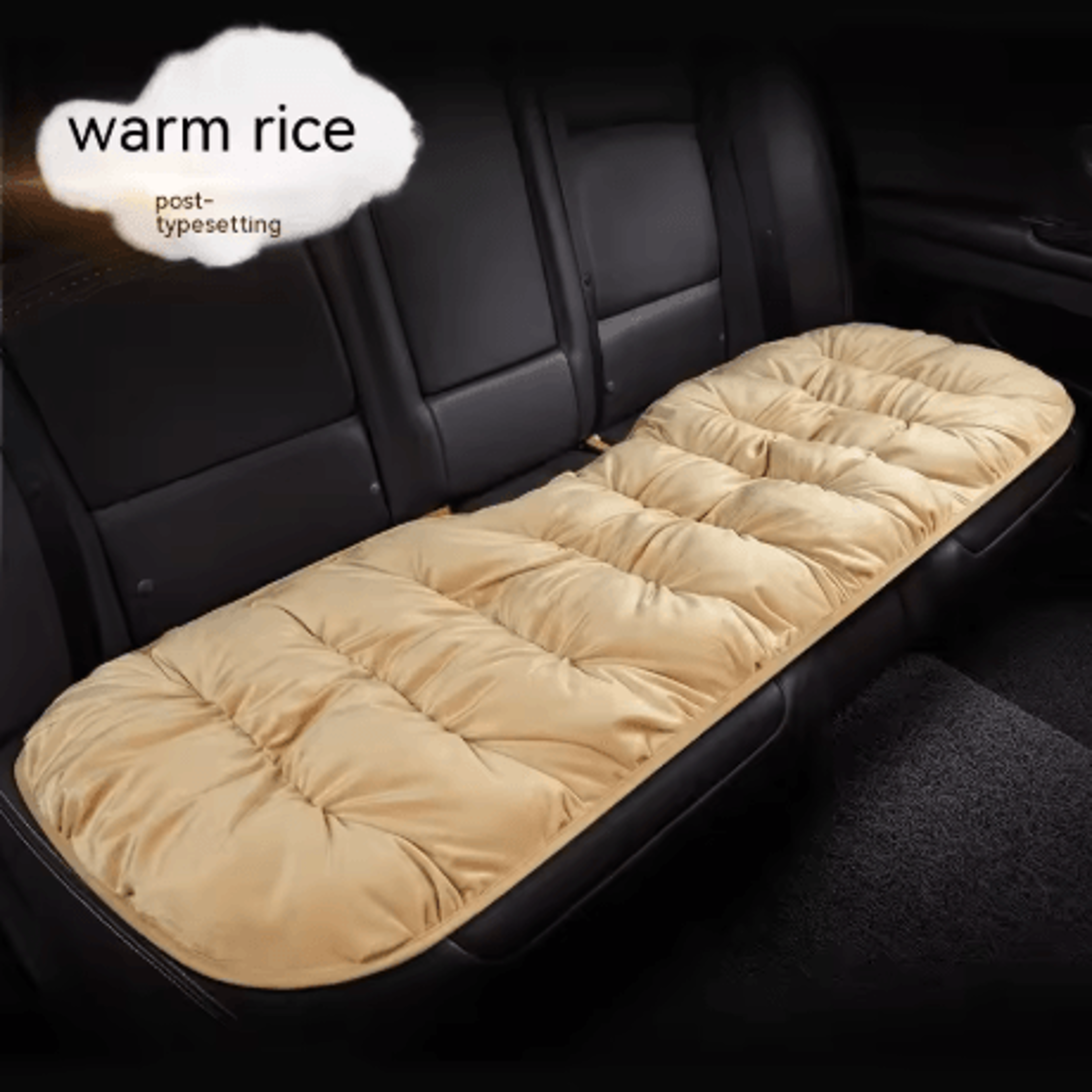 Winter Thickened Car Seat Cover Non Slip Warm Seat Cushion And Protector For Front And Rear Seats 3