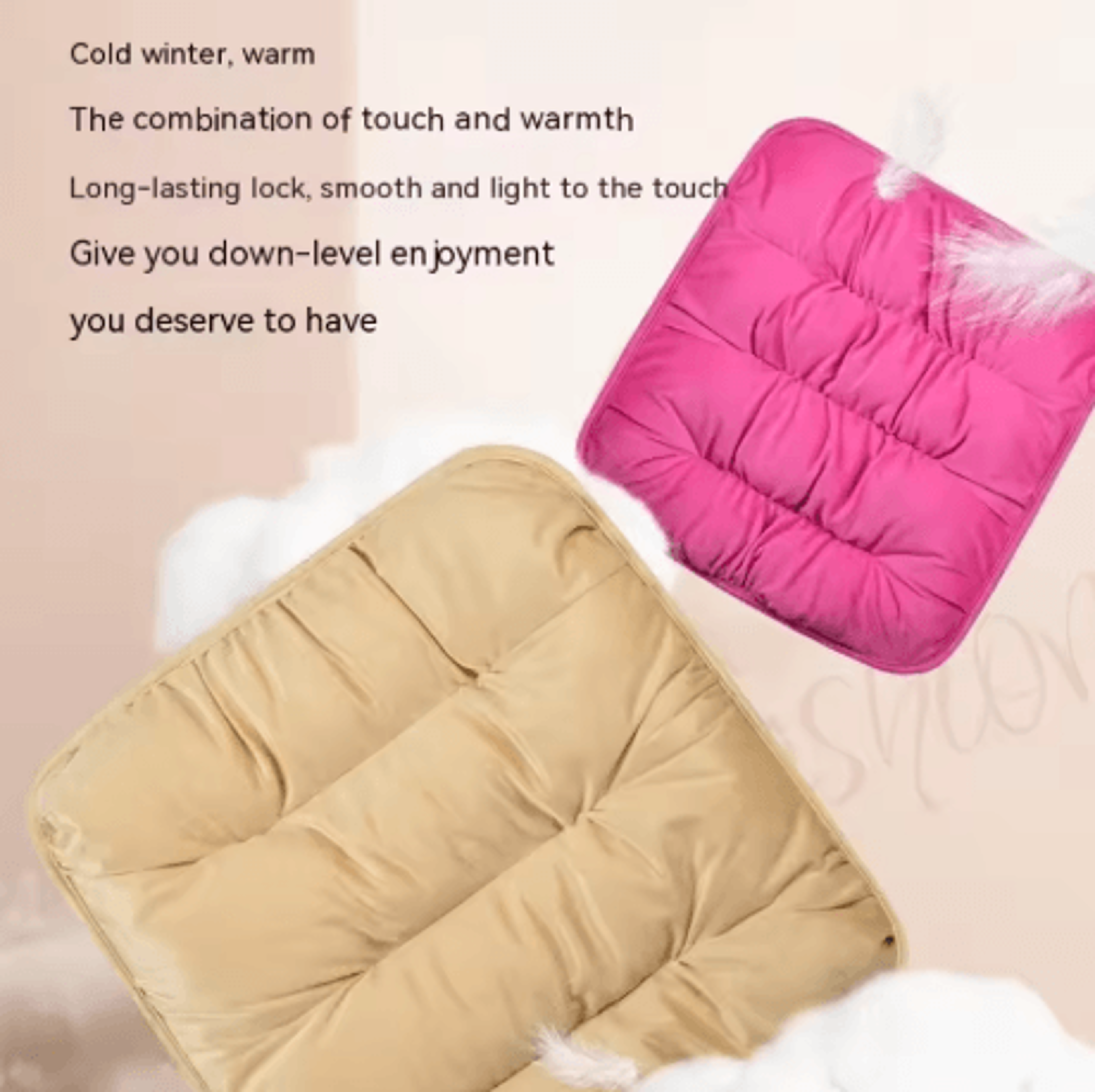 Winter Thickened Car Seat Cover Non Slip Warm Seat Cushion And Protector For Front And Rear Seats 9