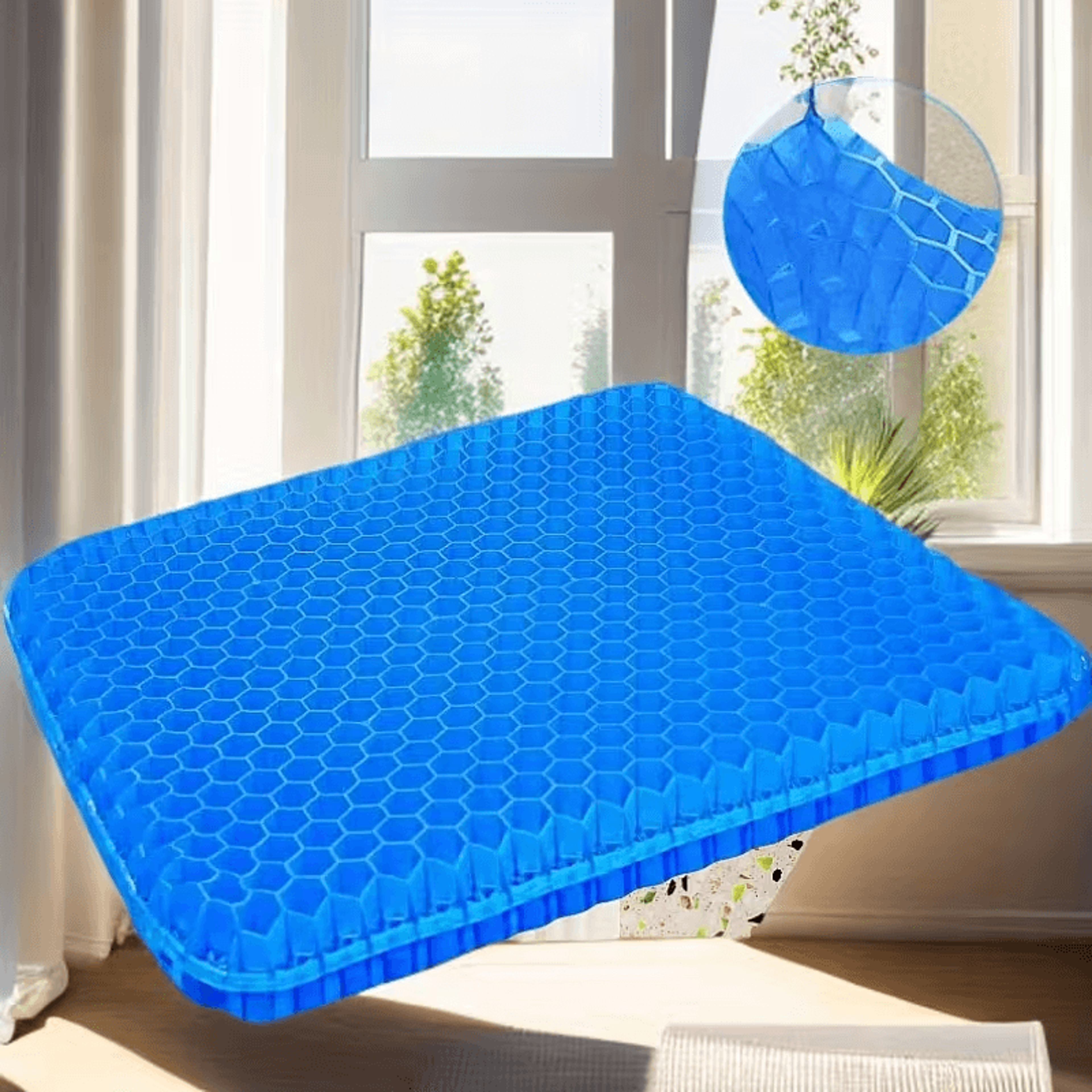 Gel seat cushion for pressure relief